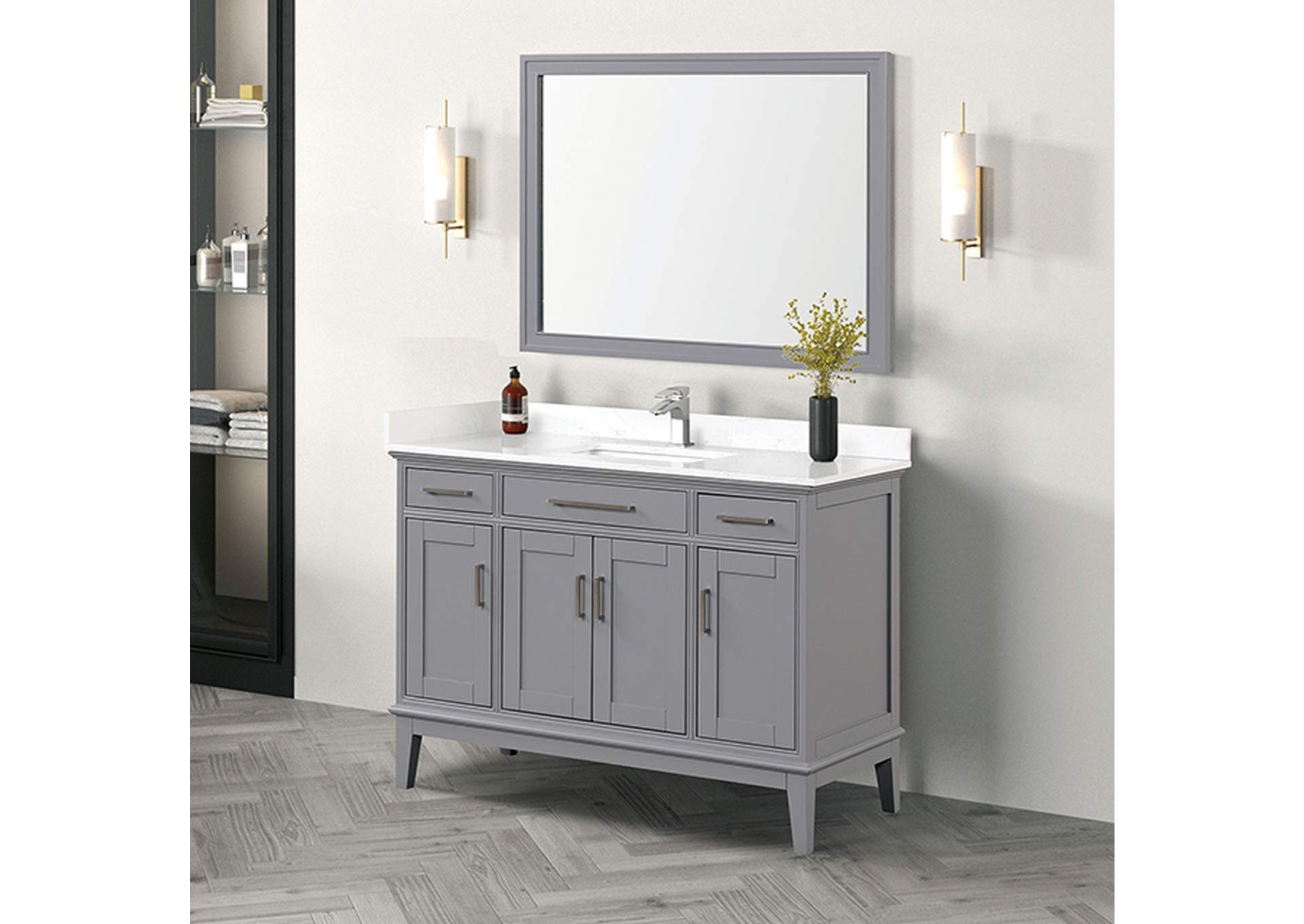 Soline Vanity Set w/ Mirror image 1