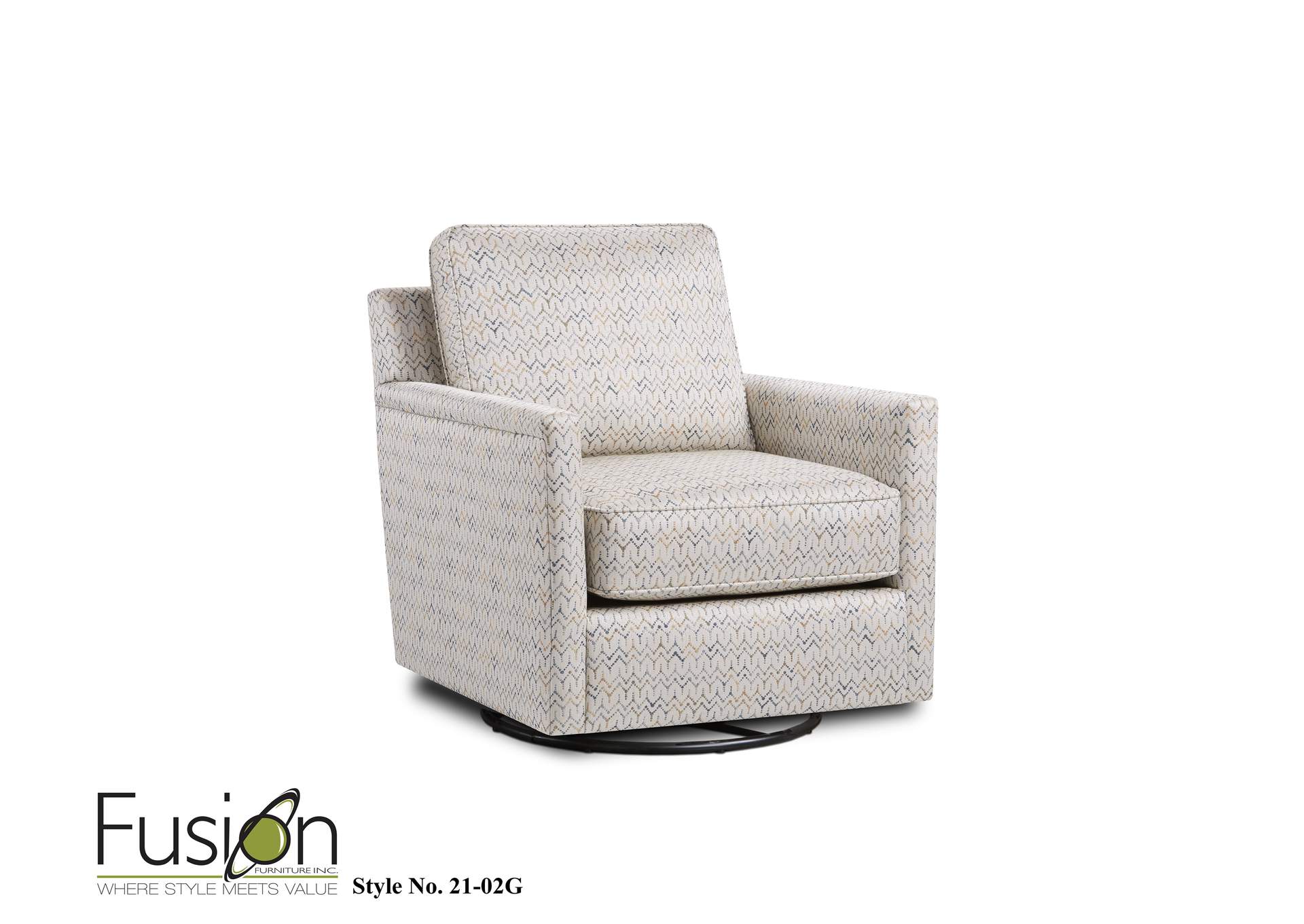 39-00KpFelixDune Theta Citron Swivel Glider Chair image 1
