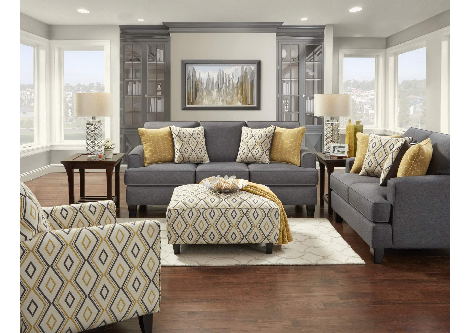 Maxwell Gray Maxwell Gray Loveseat image 1