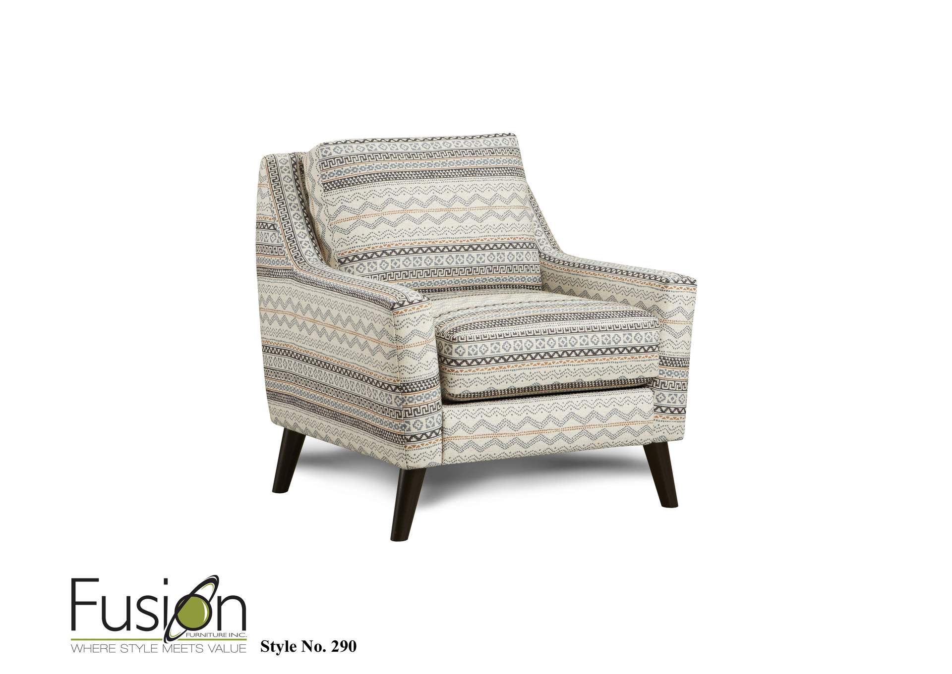 Handwoven Slate Riverdale Riverdale Quarry Accent Chair image 1