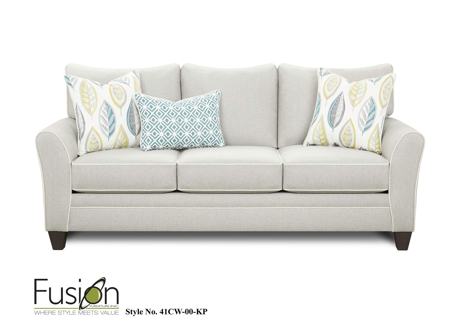 Tnt Nickel (Revolution) Celeste Sofa image 1