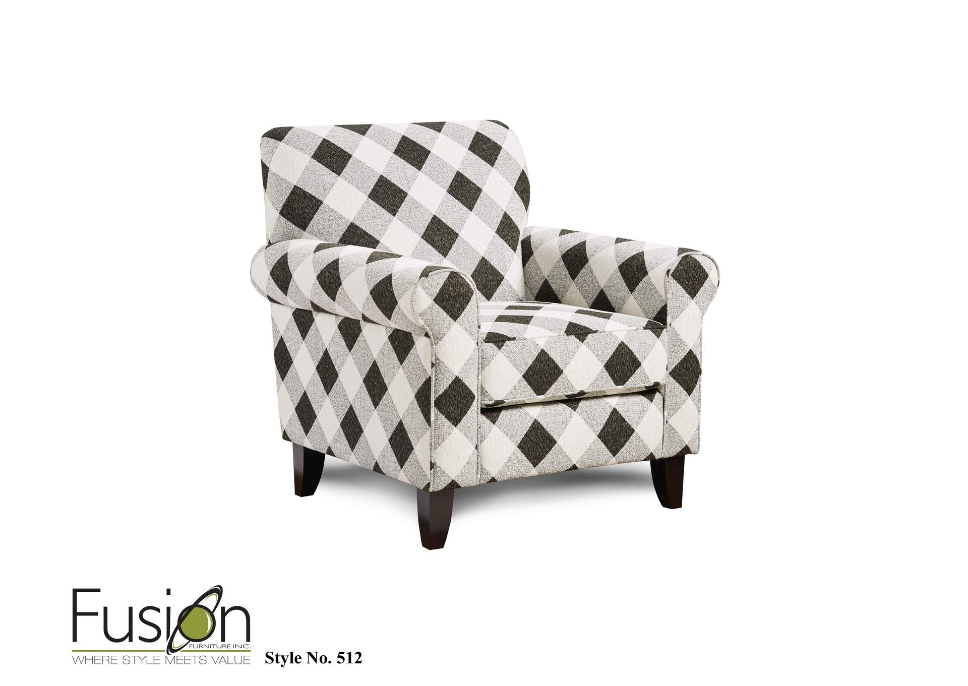 Shadowfax Dove (Revolution) Castle Rock Iron Accent Chair image 1