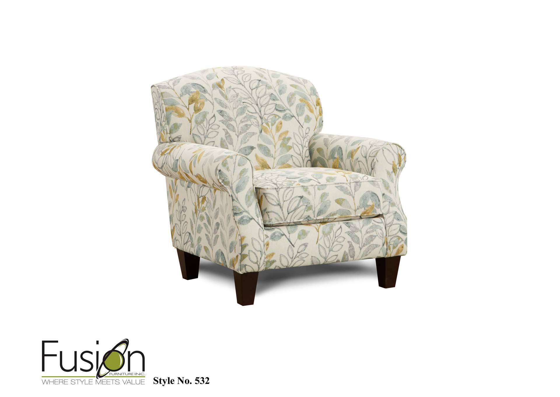 Thrillist Fog (Sustain) Beldam Ocean Accent Chair image 1