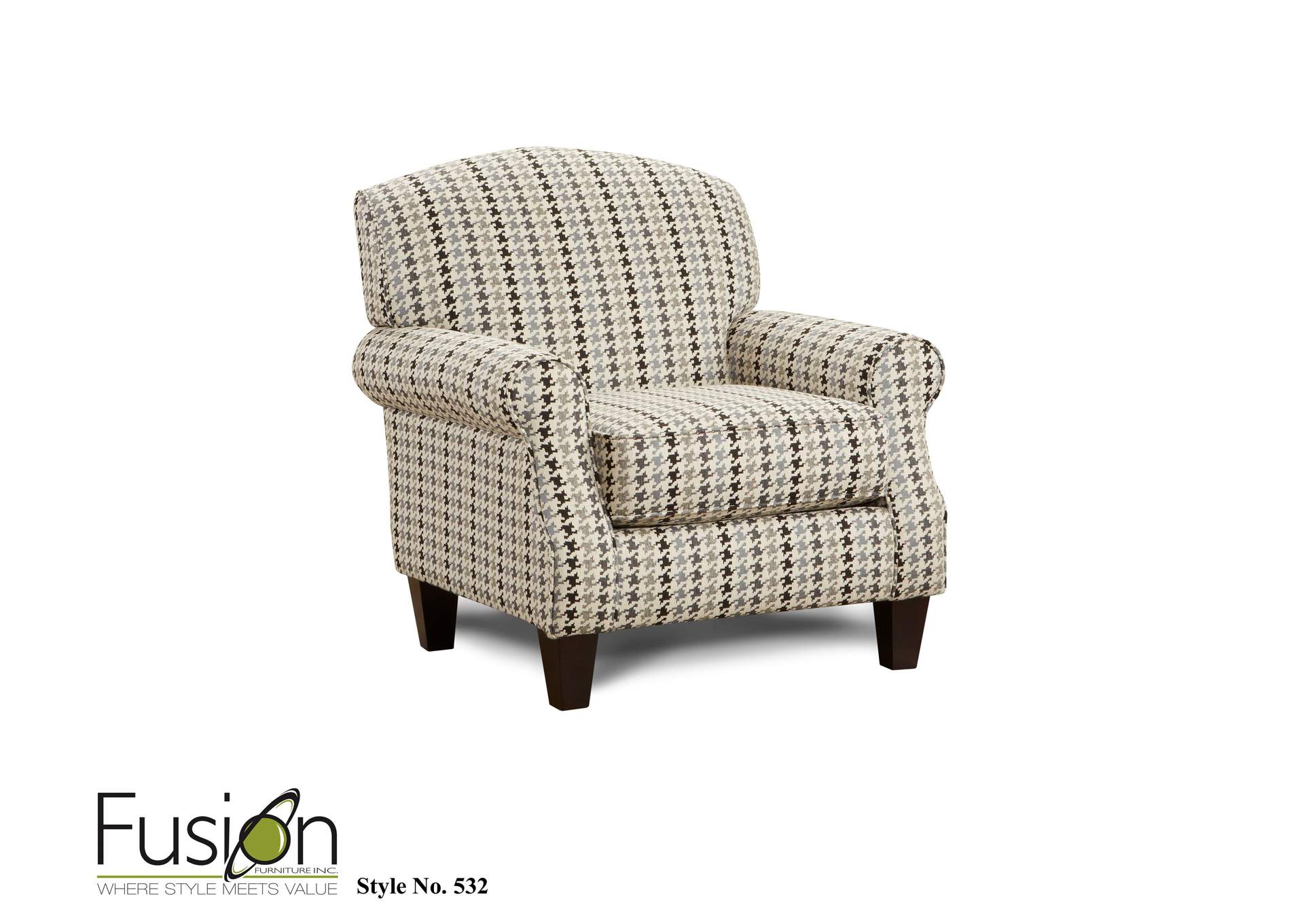 Paperchase Berber (Revolution) Haberdashery Flannel Accent Chair image 1