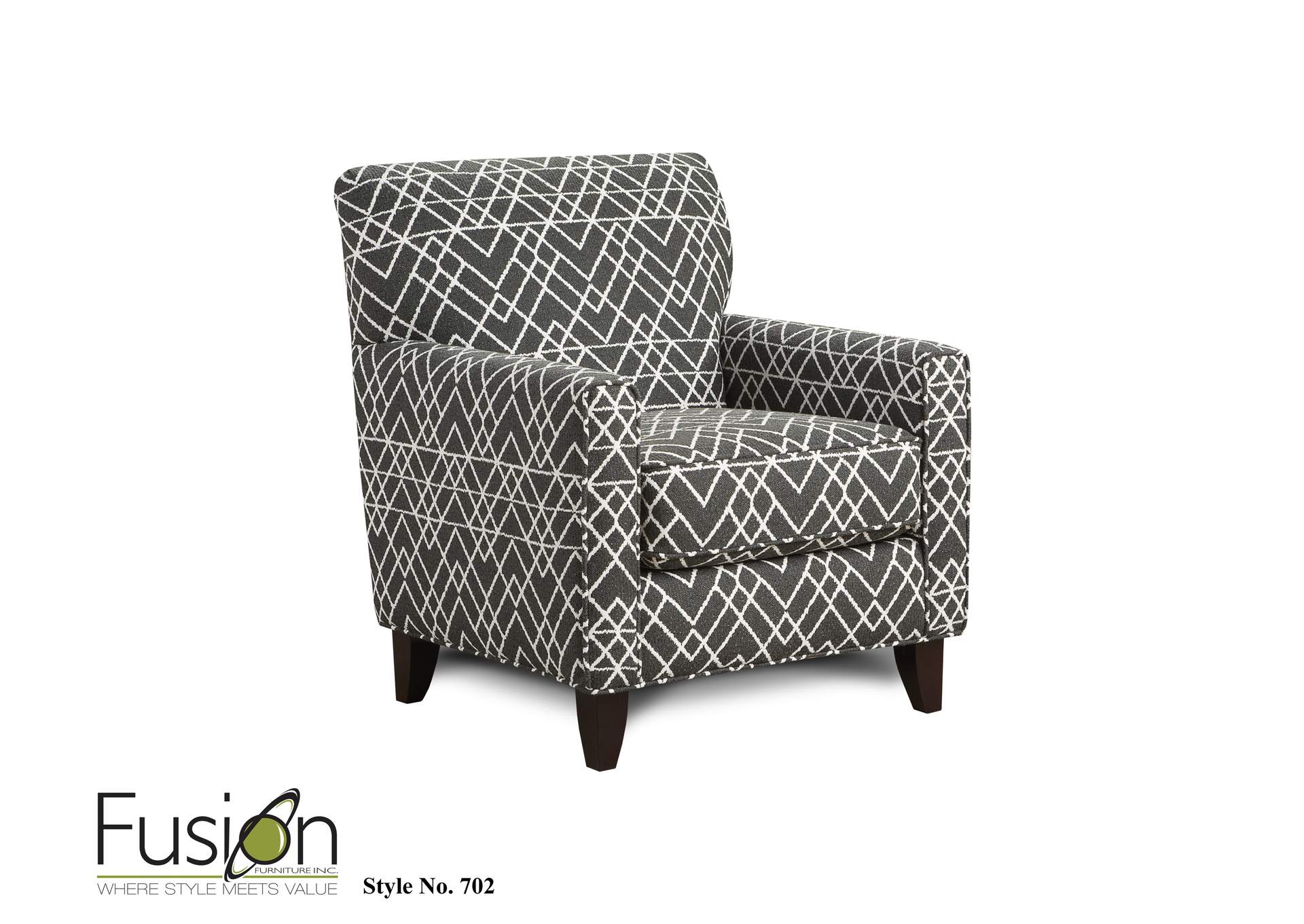 Popstitch Shell (Livesmart) Hyphen Onyx Accent Chair image 1