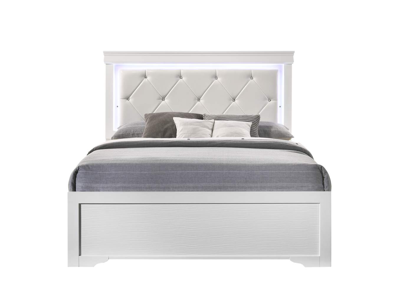 Brooklyn White Full Bed image 1