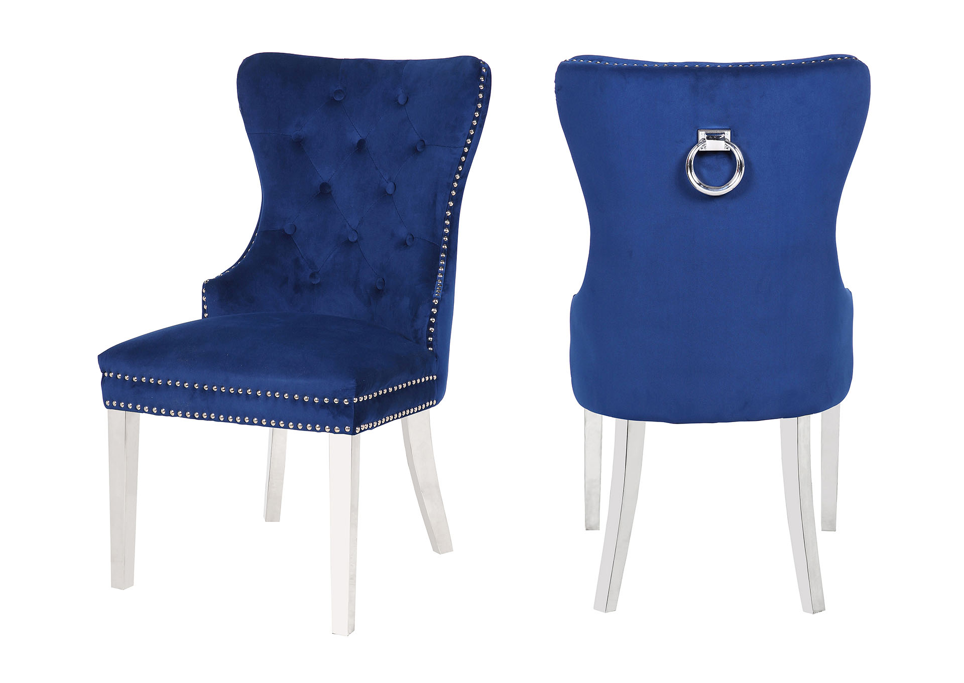 Erica Blue Accent Chairs / Dining Chairs image 1