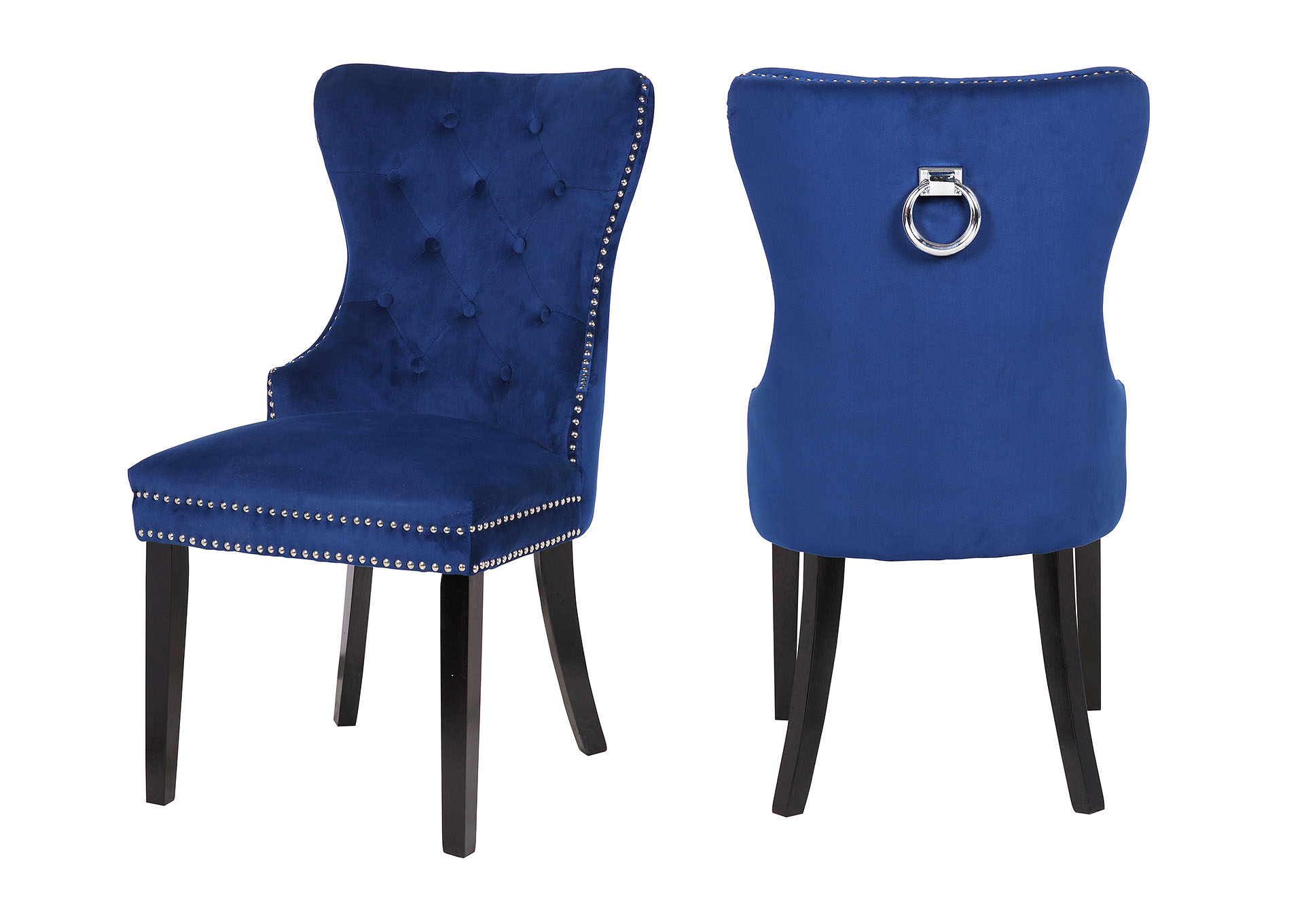 Erica Blue Accent Chairs / Dining Chairs image 1