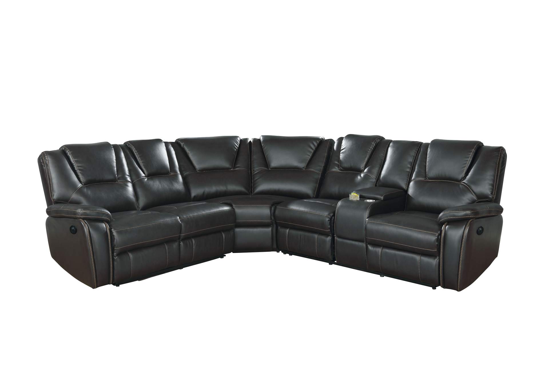 HongKong Black Sectional image 1