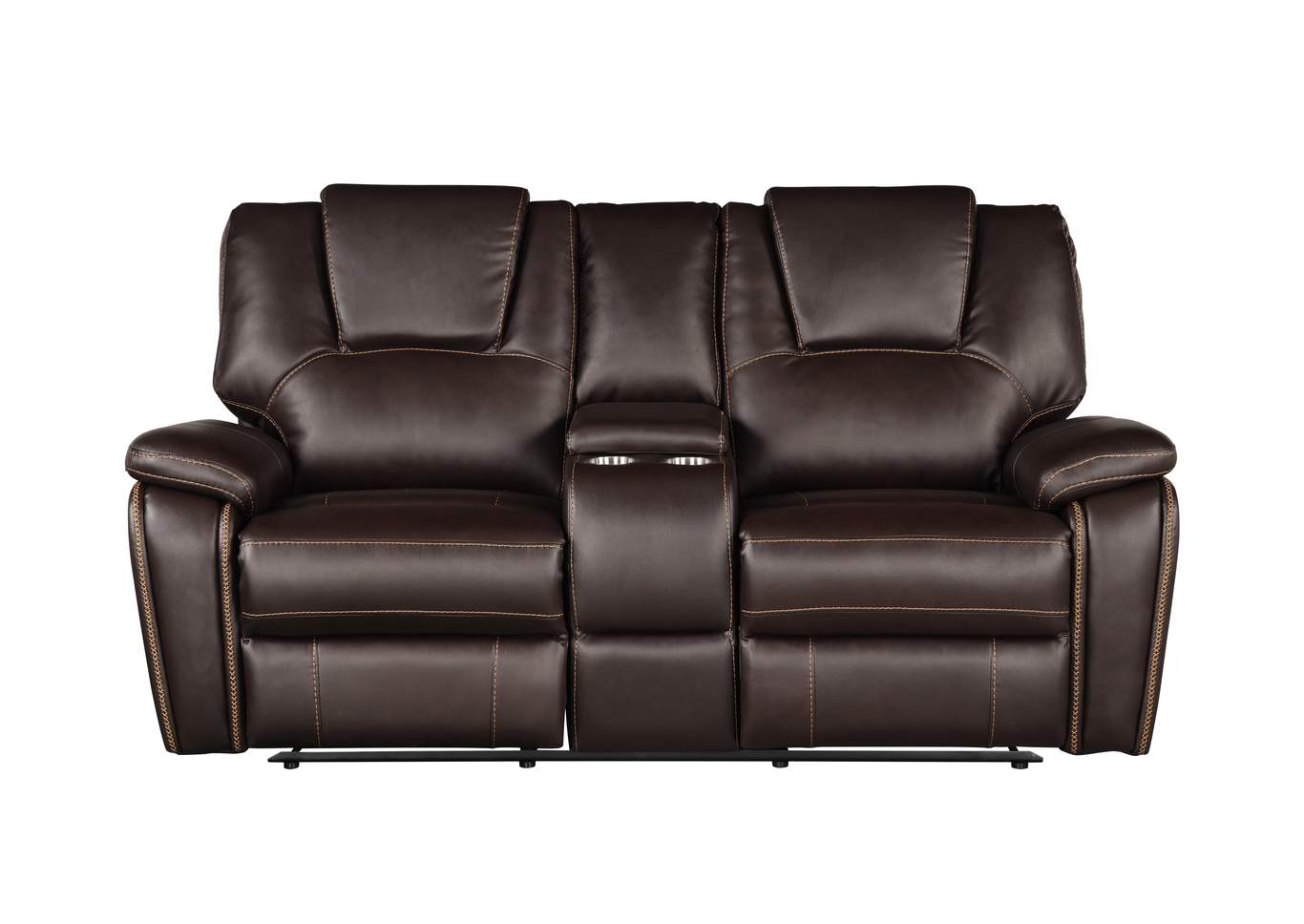 Hong Kong Brown Loveseat image 1