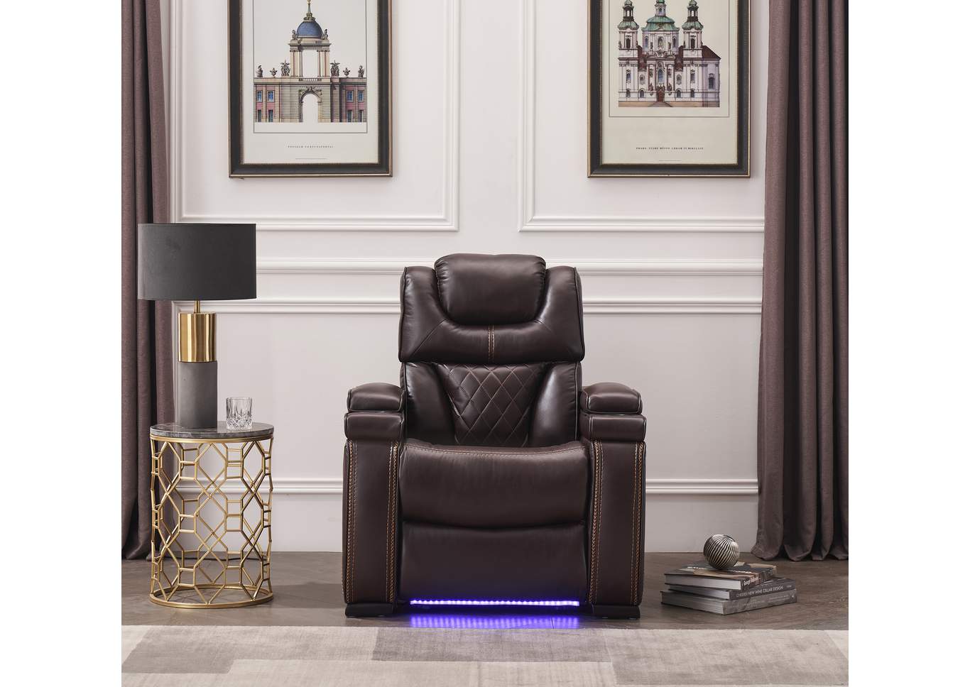 Lexus Brown Recliner image 1