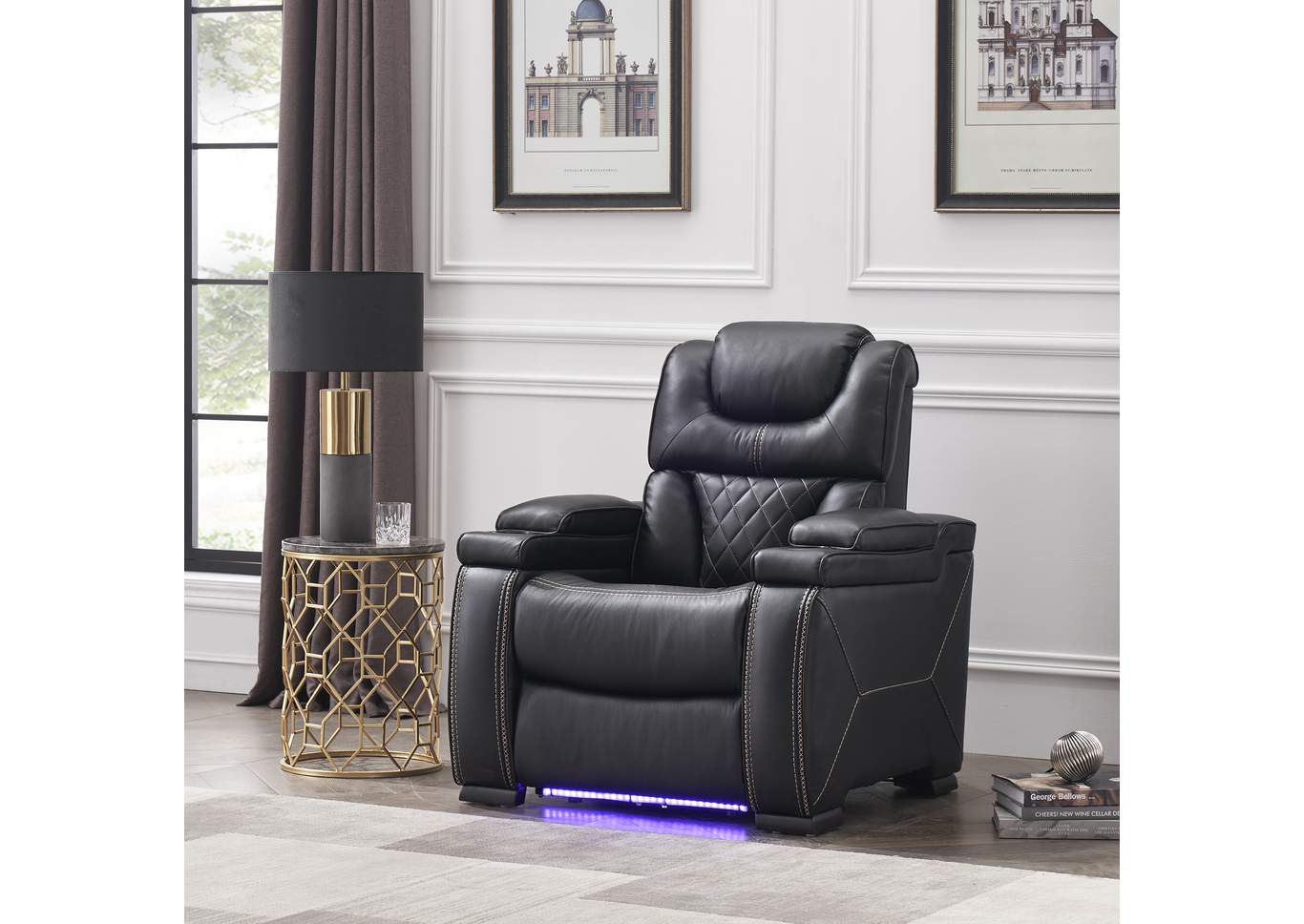 Lexus Black Recliner image 1