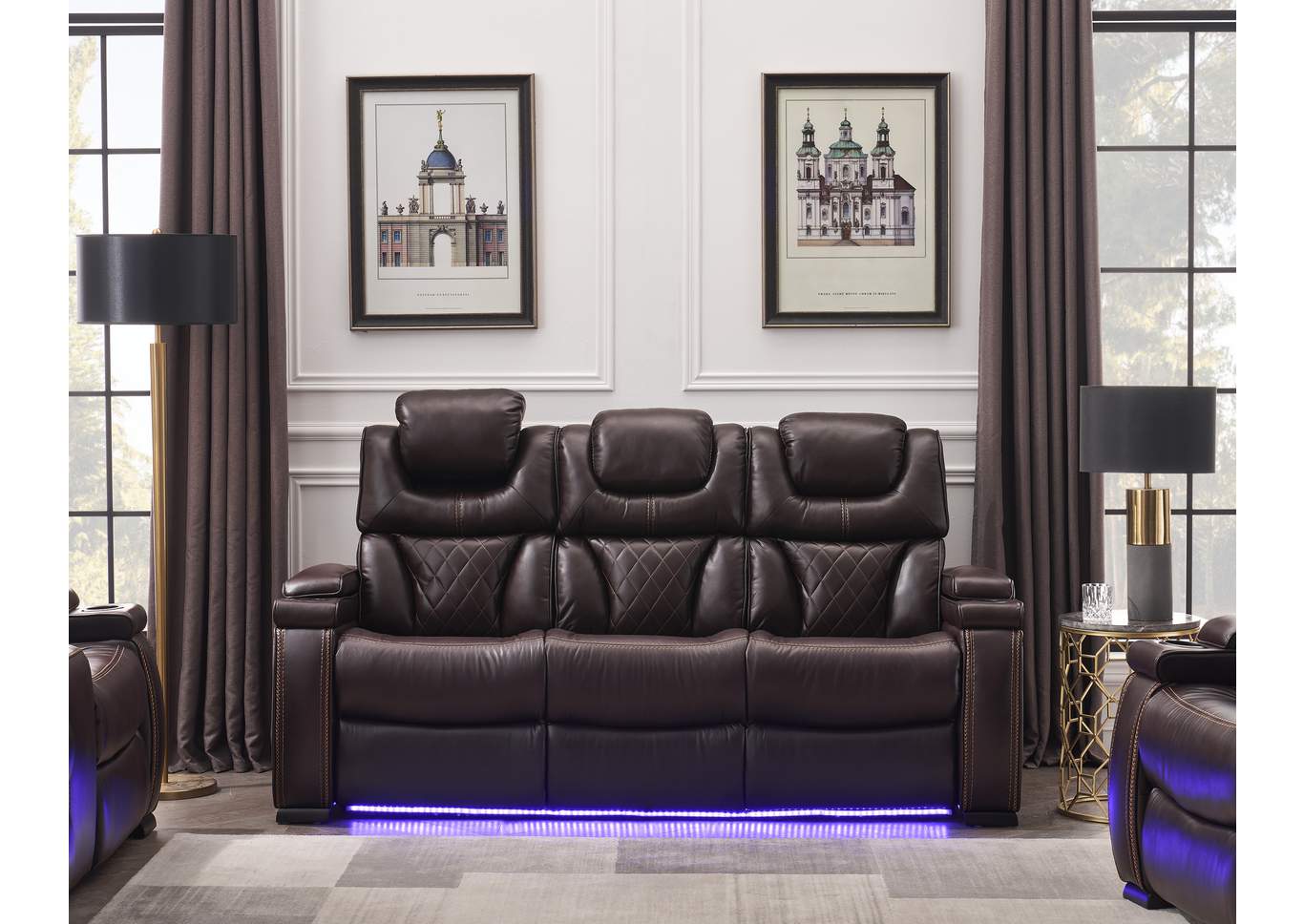 Lexus Brown Sofa image 1