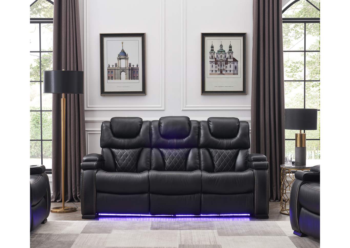 Lexus Black Sofa image 1