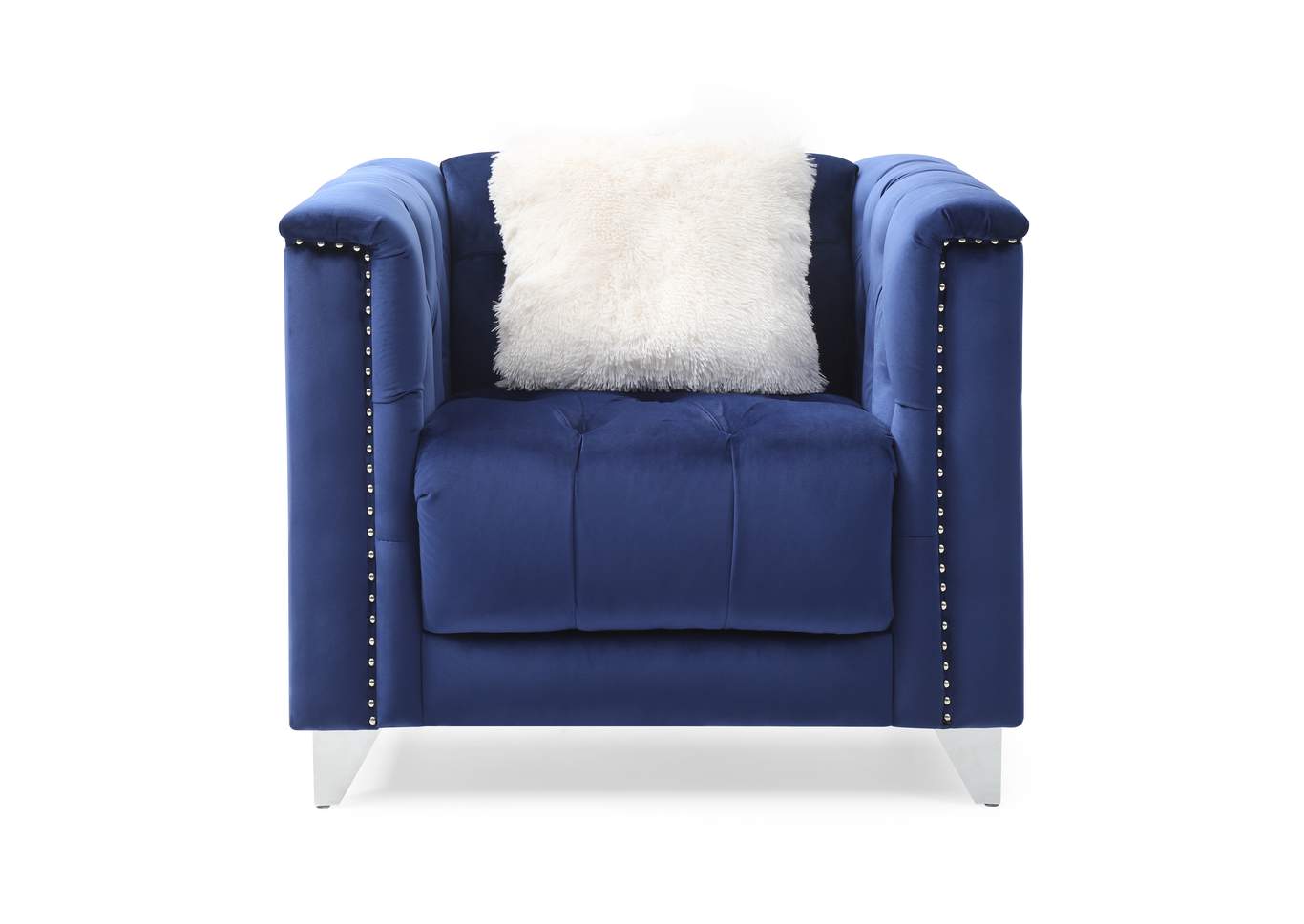Russell Blue Arm Chair image 1