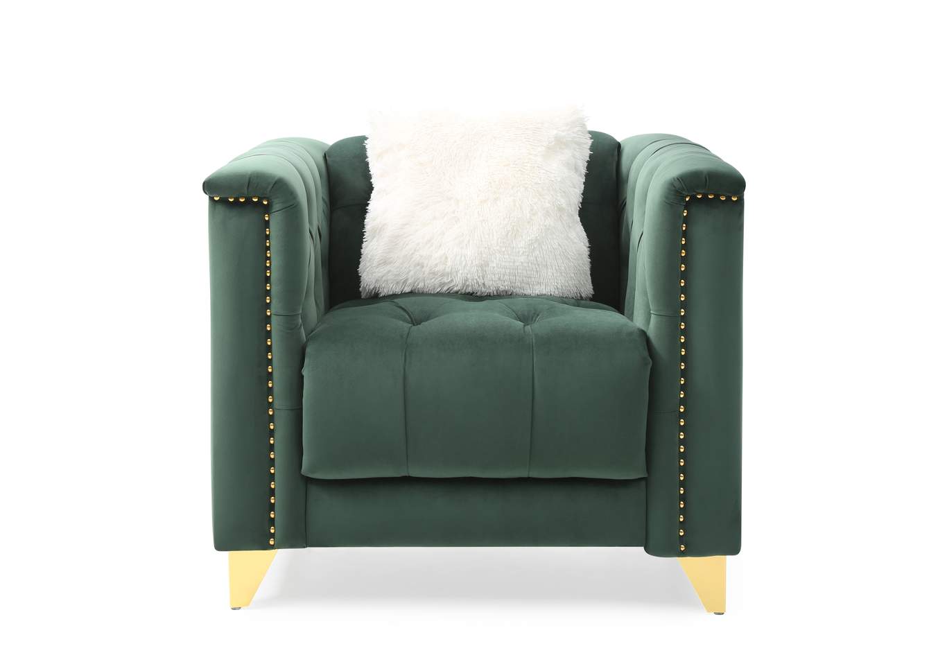 Russell Green Arm Chair image 1
