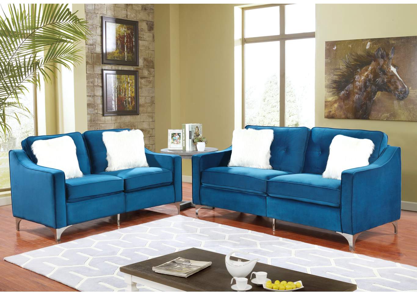 Sofi Navy Sofa image 1