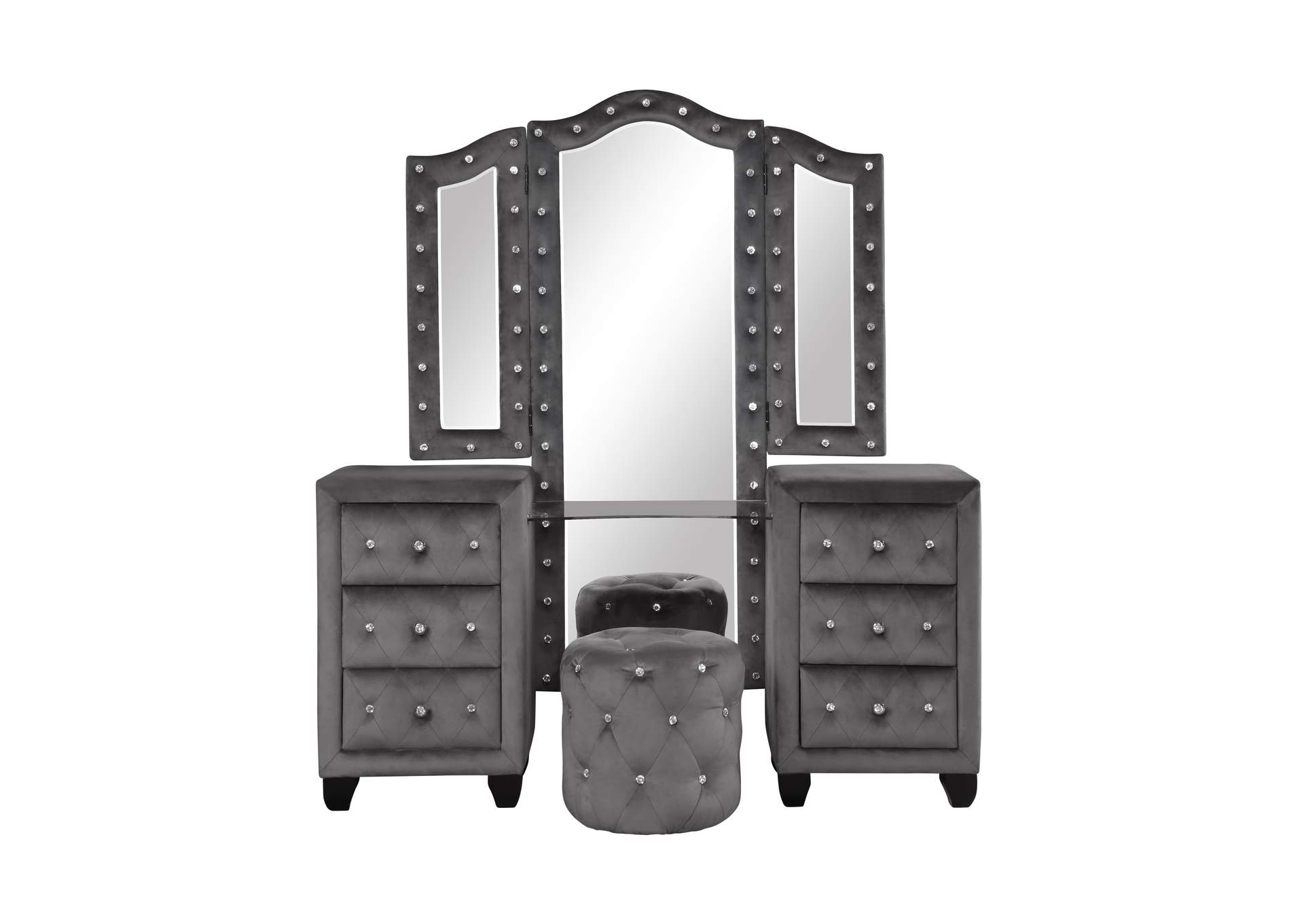 Sophia Gray Vanity Set image 1