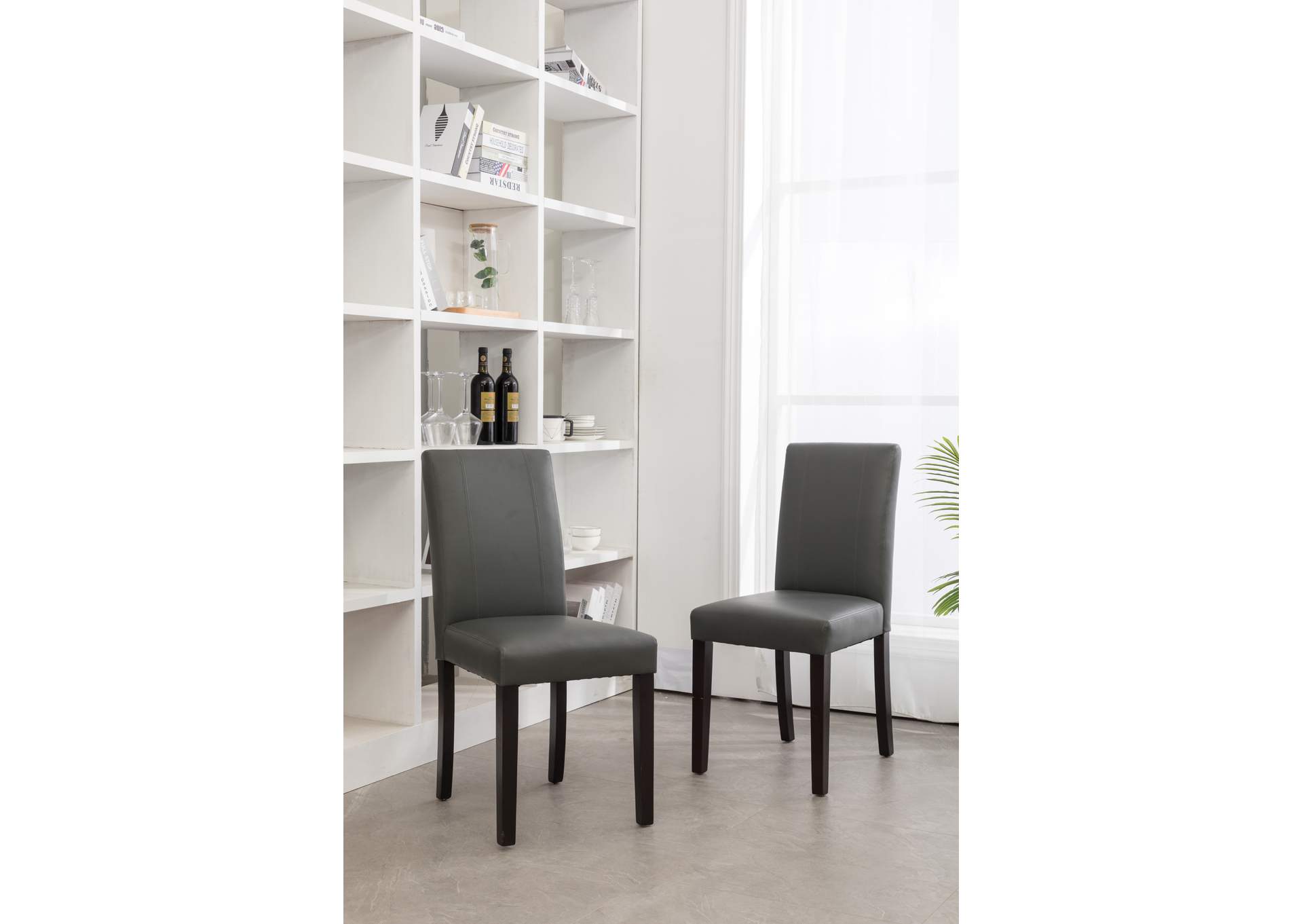 3210 Grey Parson Chair 2 In 1 Box image 1