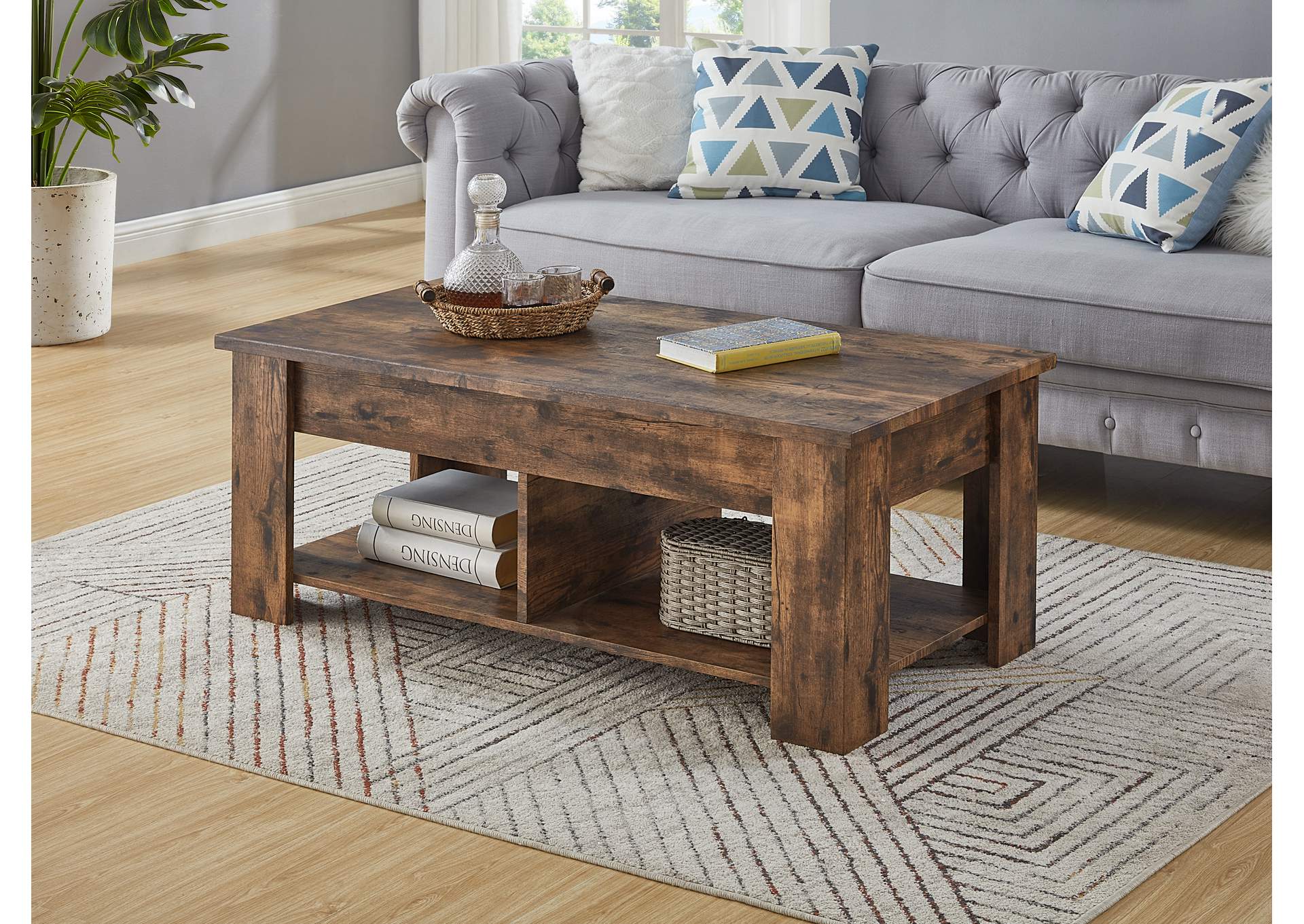 3397C Lift Top Cocktail Table image 1
