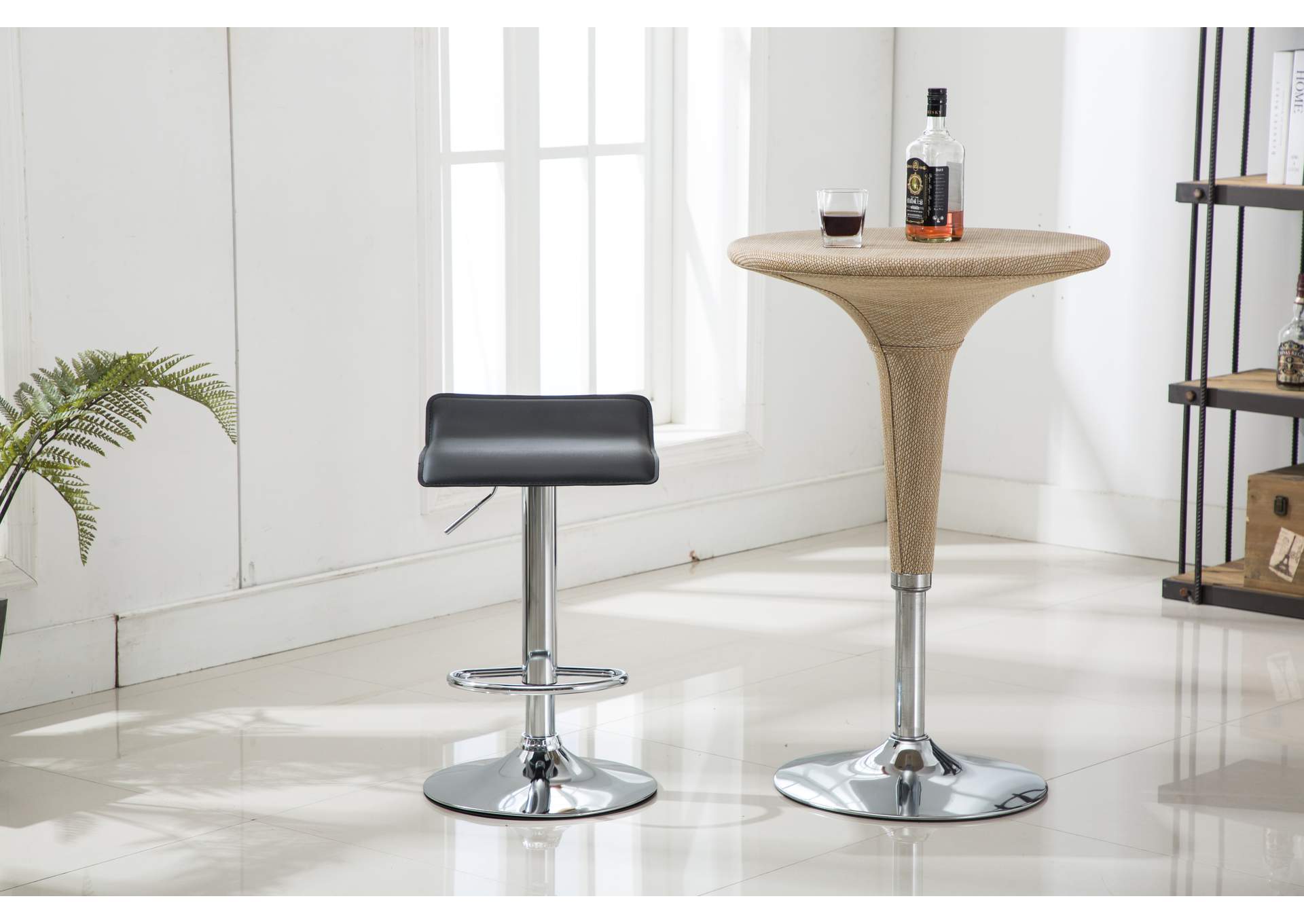 3400 Black Bar Stool 2 In 1 Box image 1