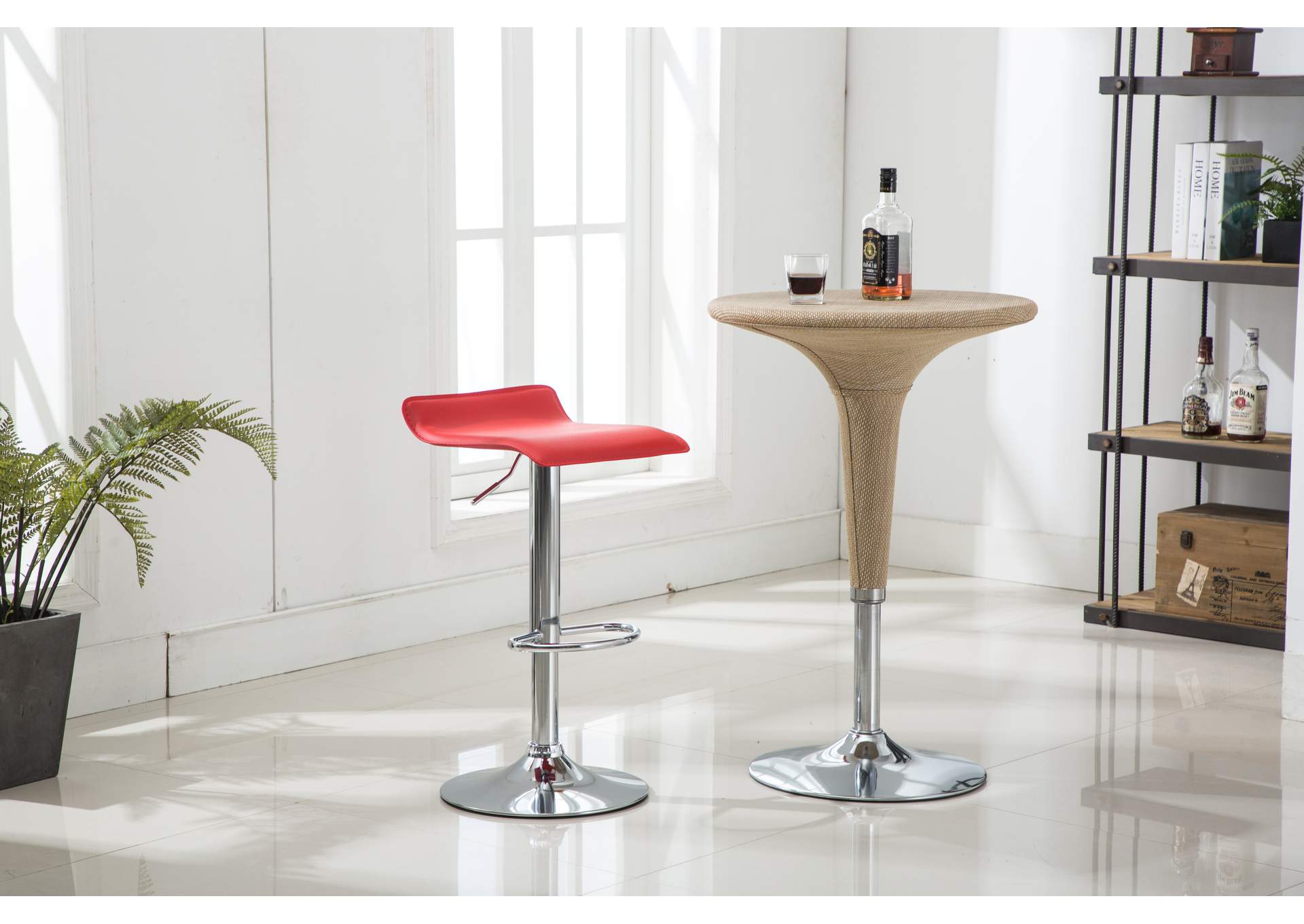 3400 Red Bar Stool 2 In 1 Box image 1