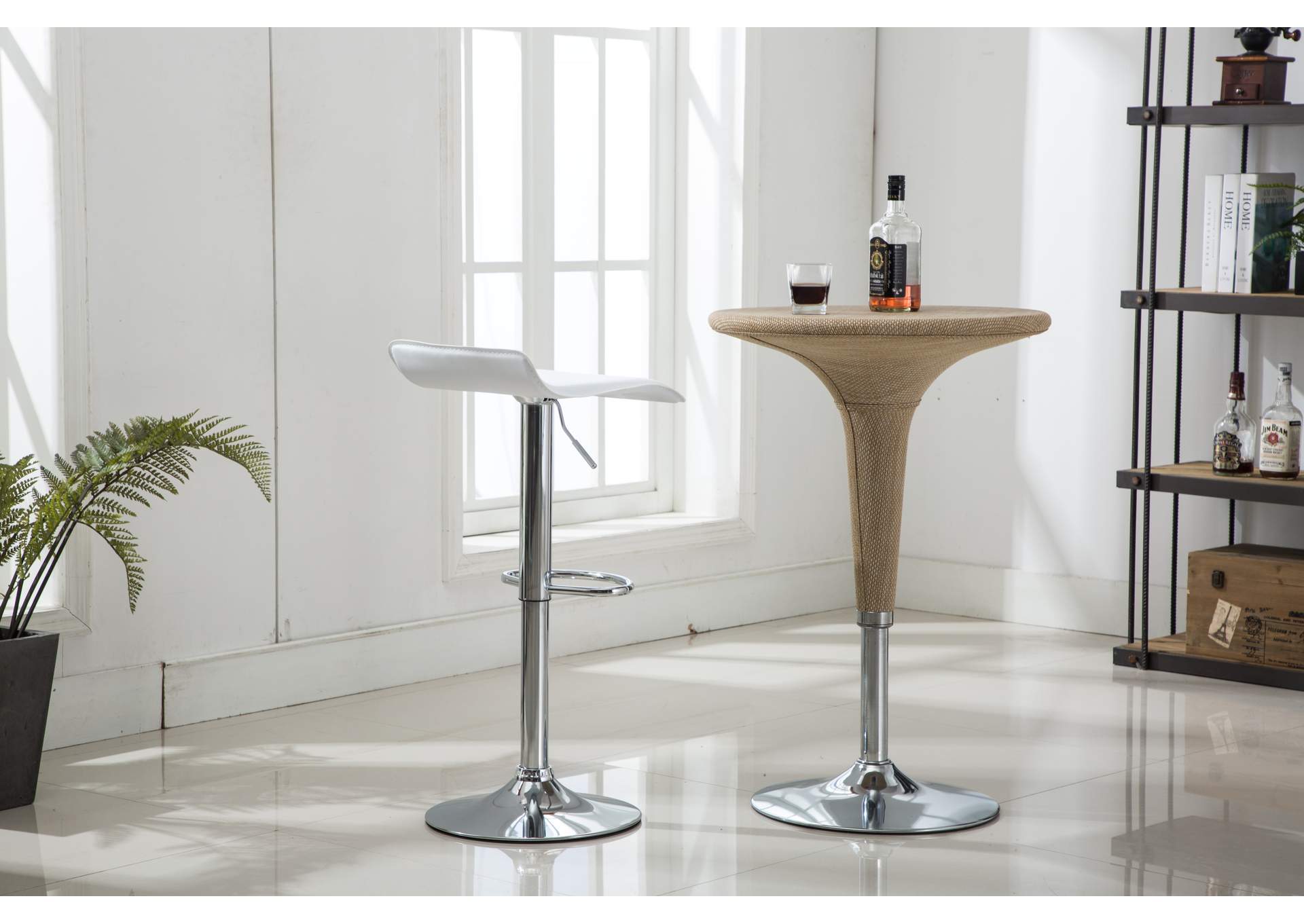 3400 White Bar Stool 2 In 1 Box image 1