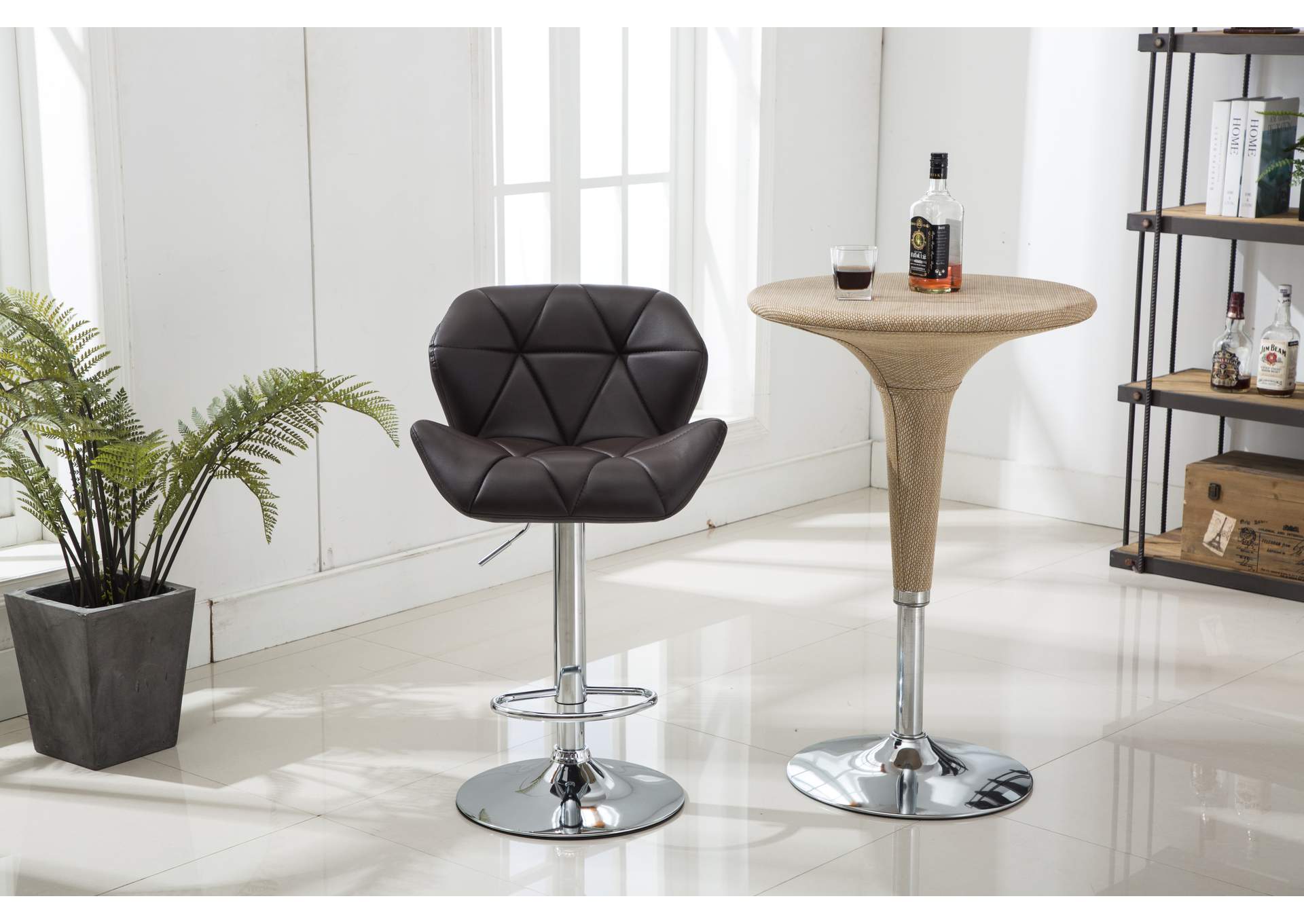 3408S Chocolate Bar Stool 2 In 1 Box image 1