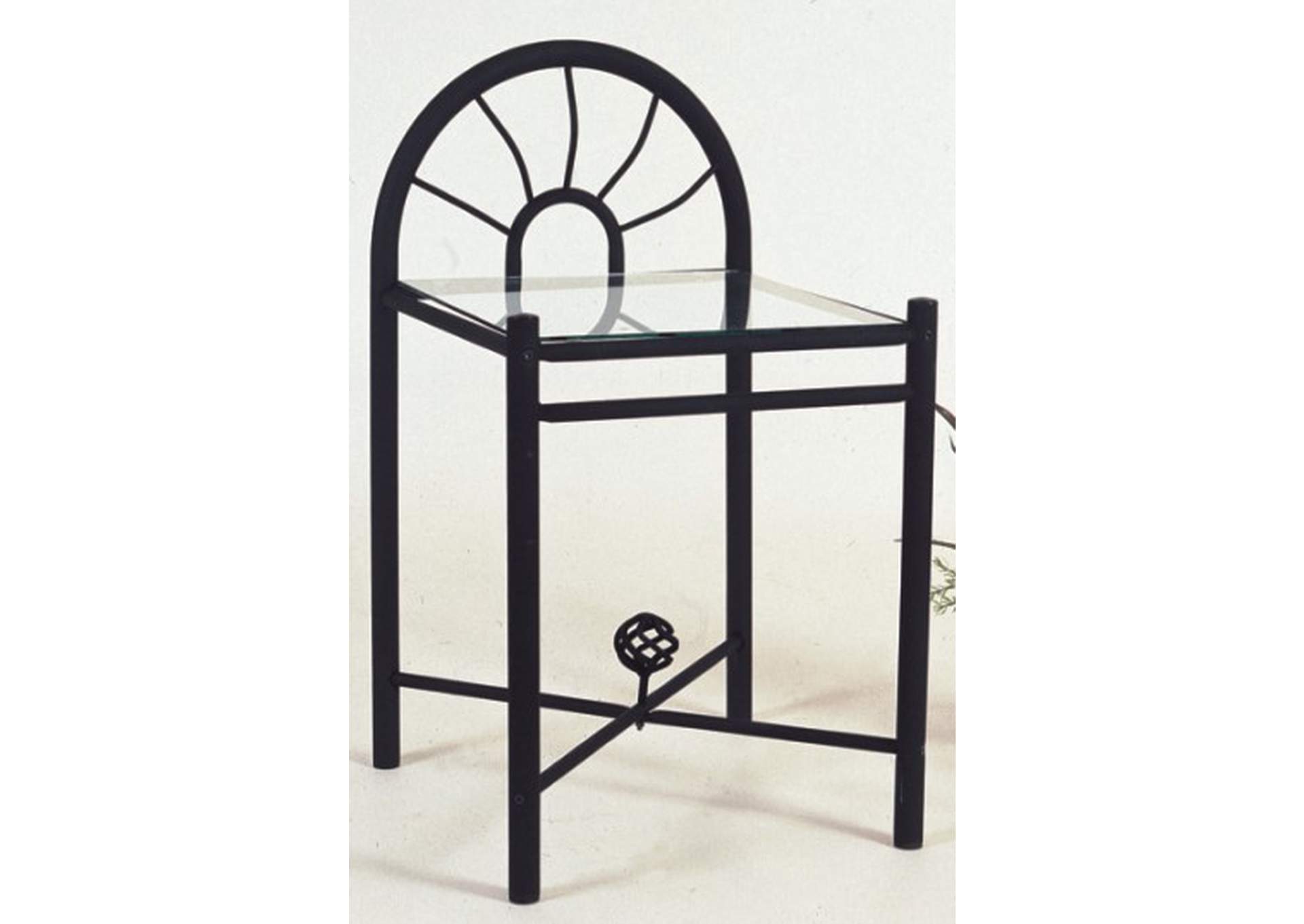 3413 - Nightstand Bk Sandy Sunburst Night Stand image 1