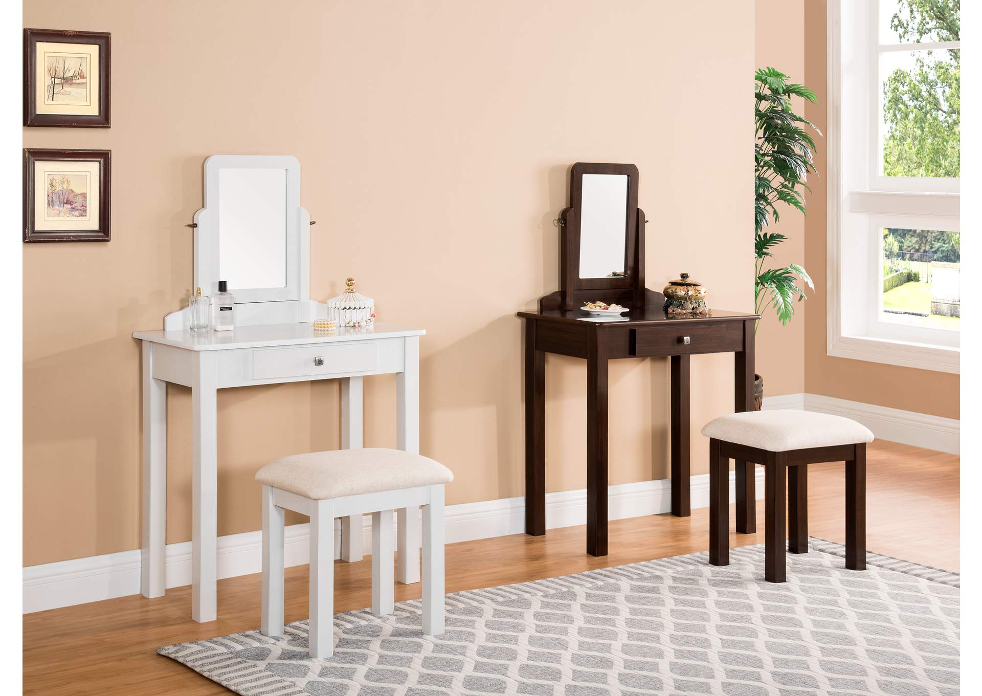 3418E Espresso Vanity image 1