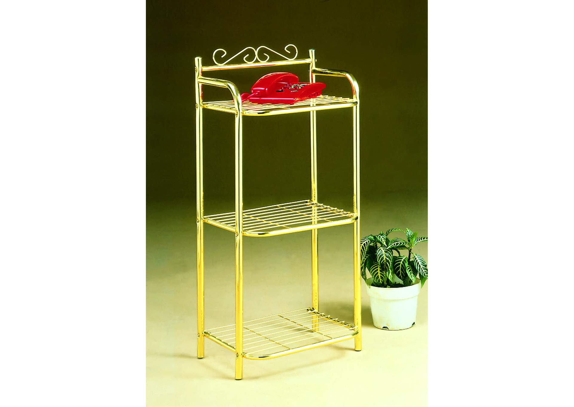 3461 Brass Phone Stand image 1