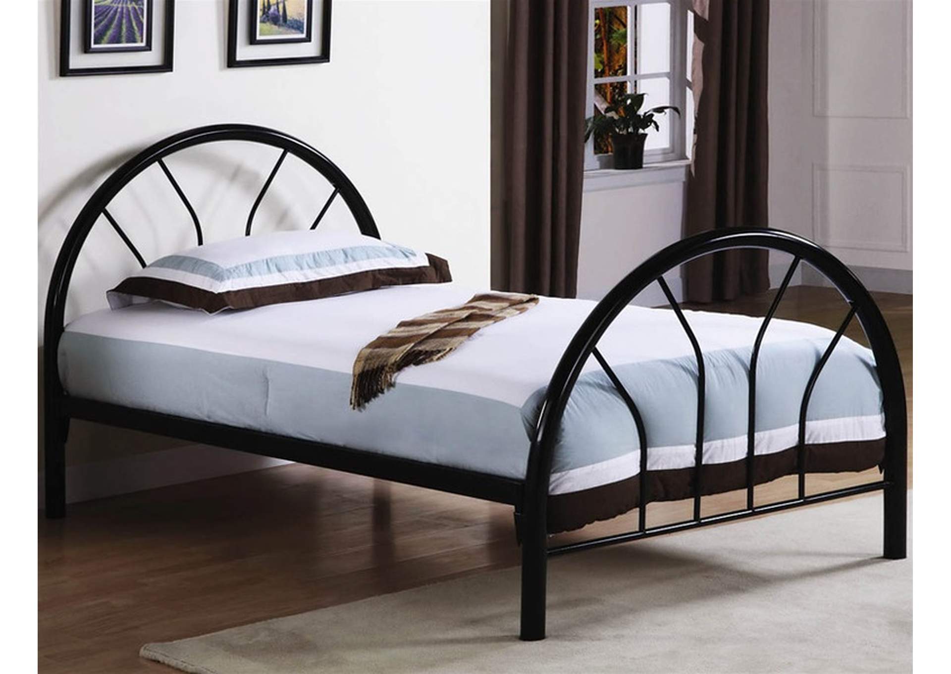 4461 Black Twin Size Bed image 1