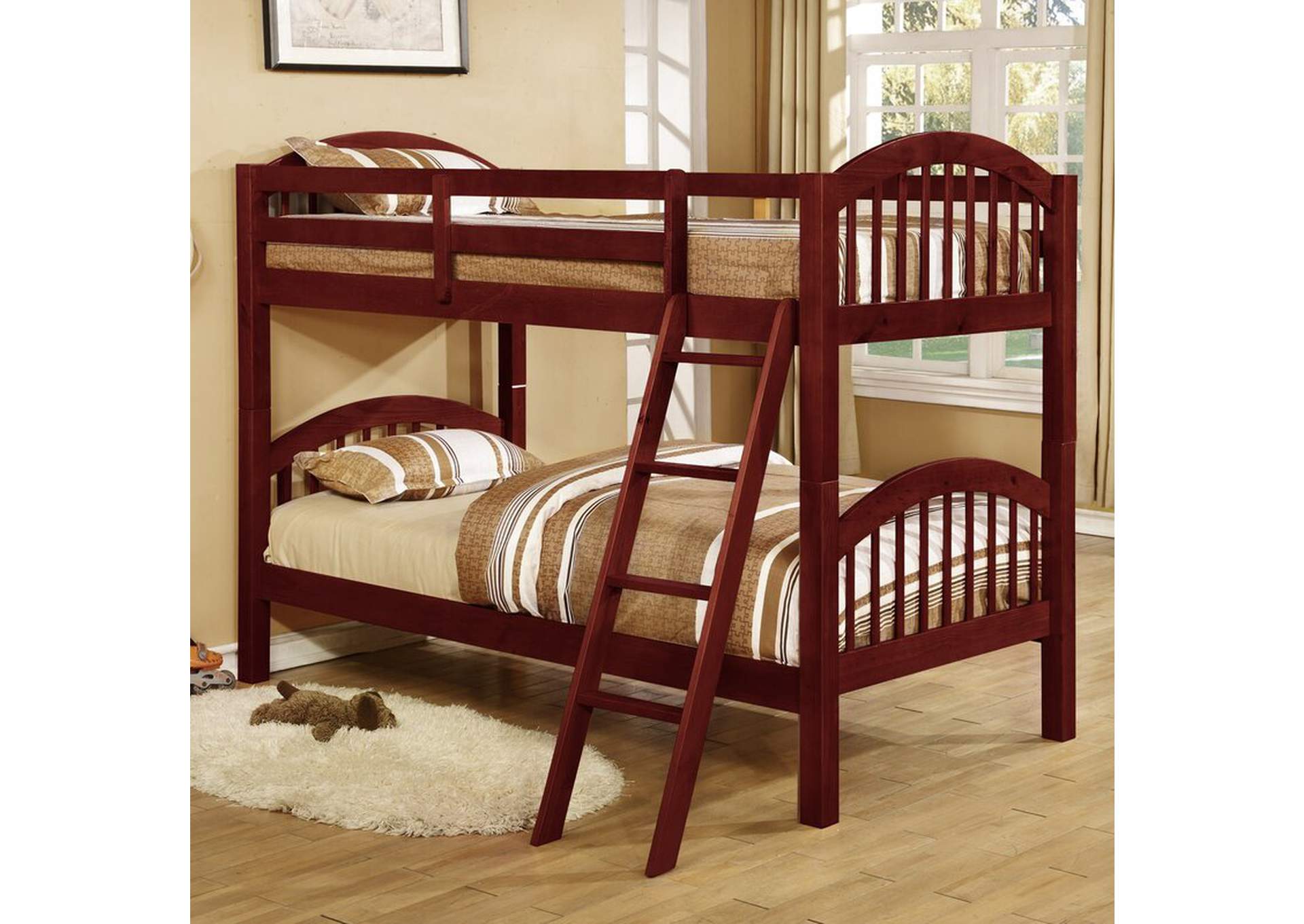 4472C Cherry Twin - Twin Bunk Bed Box B image 1