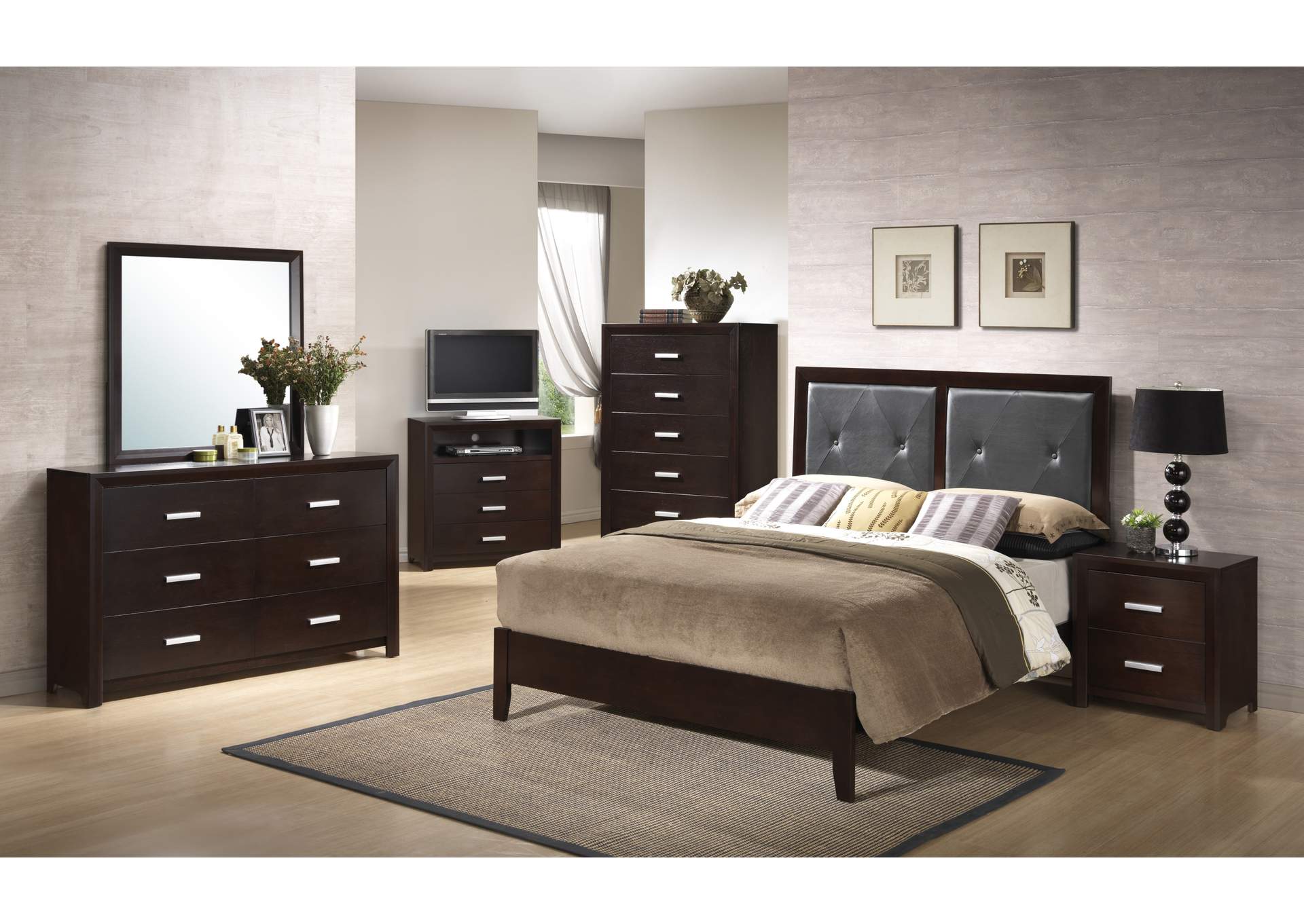 B120 Cappuccino Night Stand image 1