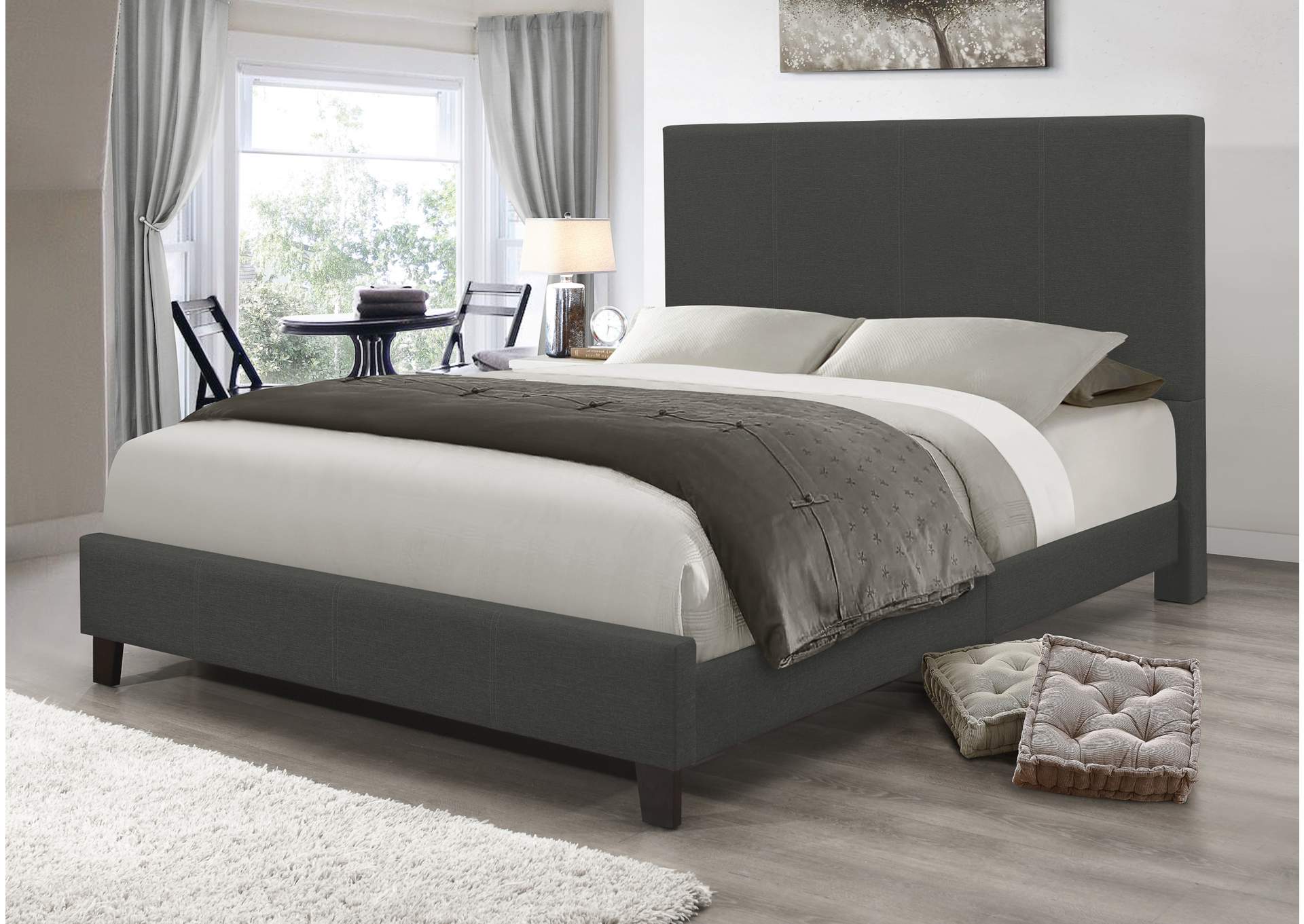 B627C Charcoal Queen Bed All In One Box image 1