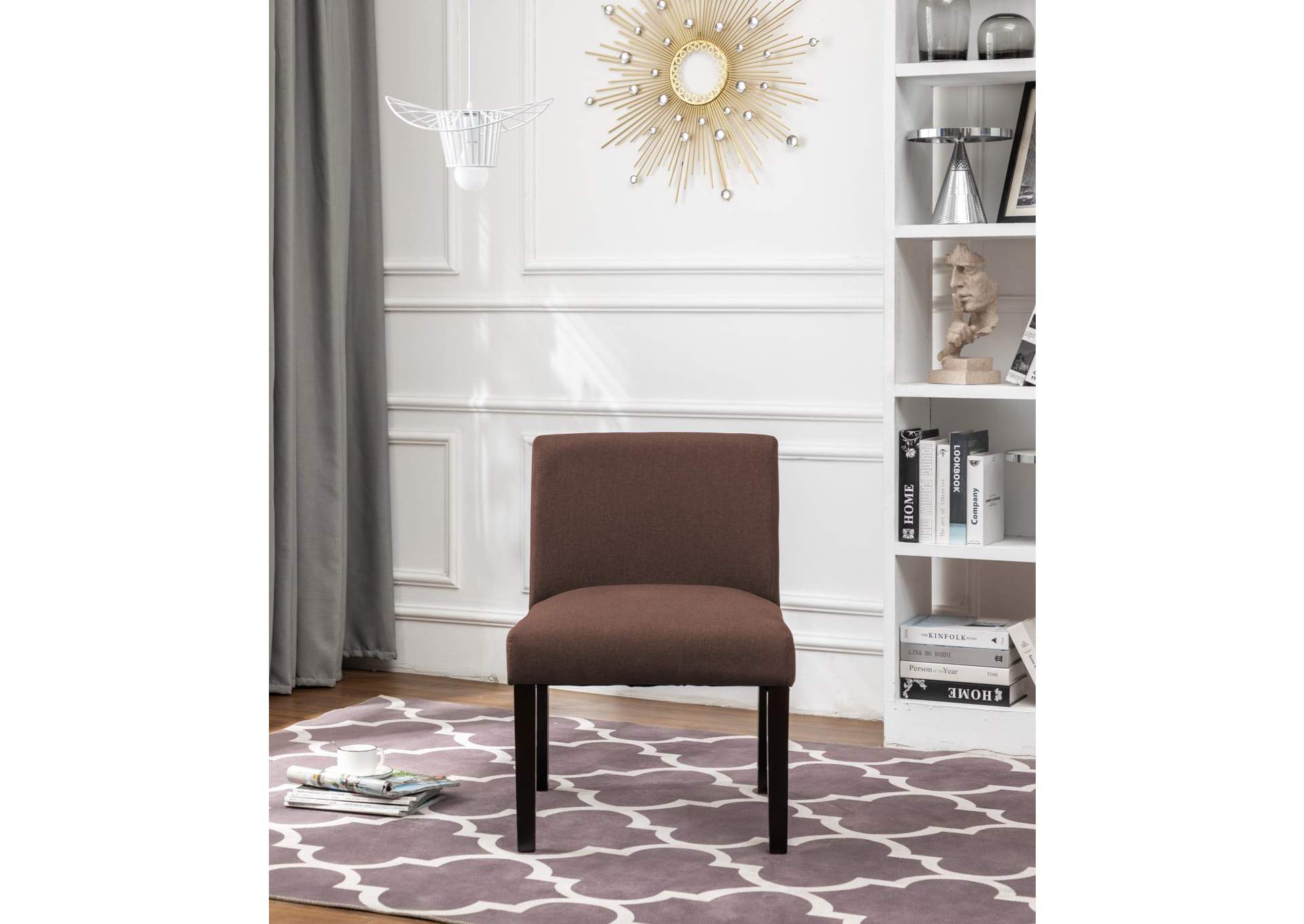 C002B Brown Chair 2-In-1Box image 1