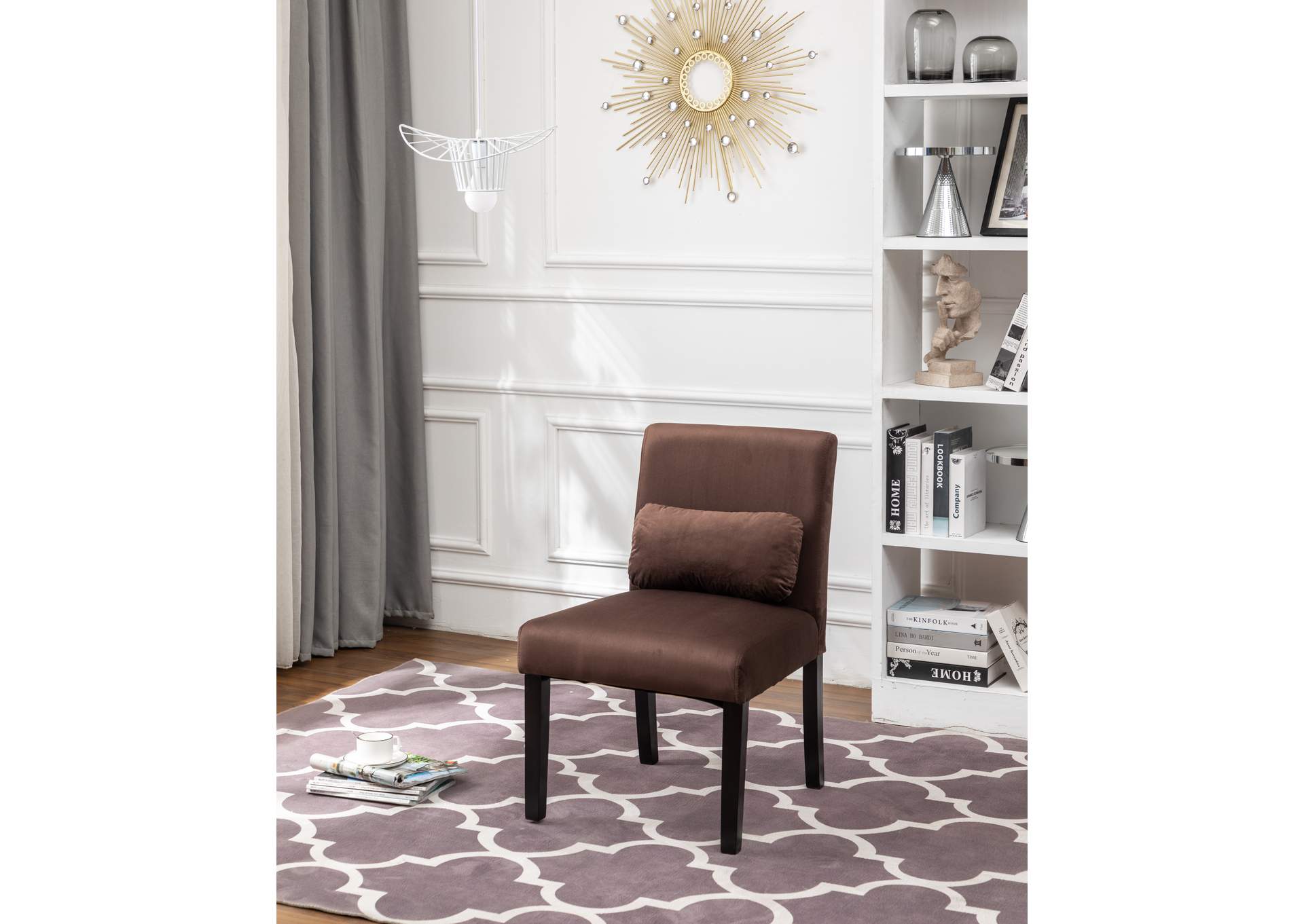 C003B Brown Chair 2-In-1Box image 1