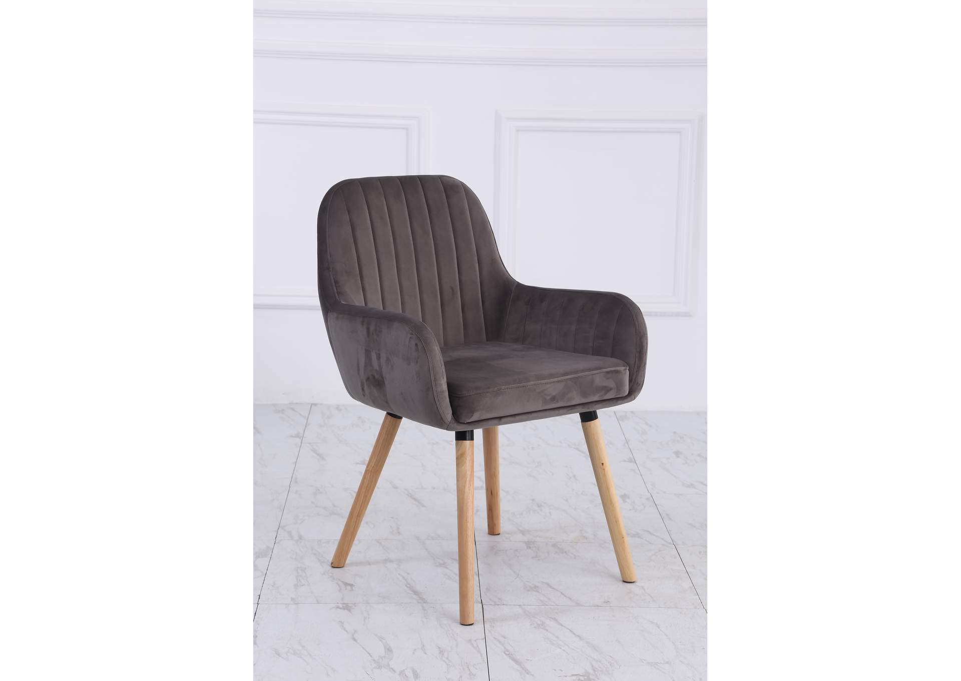 C004G Grey Dining Chair 2-In-1Box image 1
