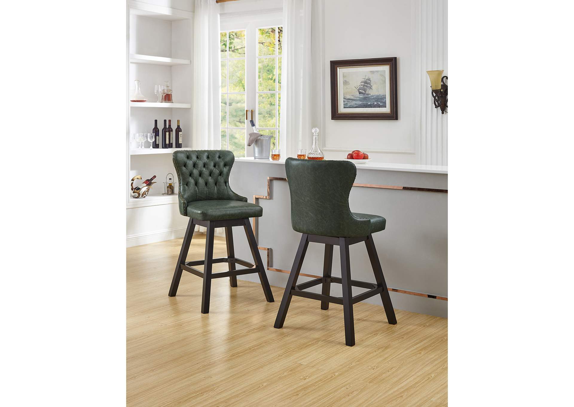 Ebs001Gn Green Bar Chair image 1