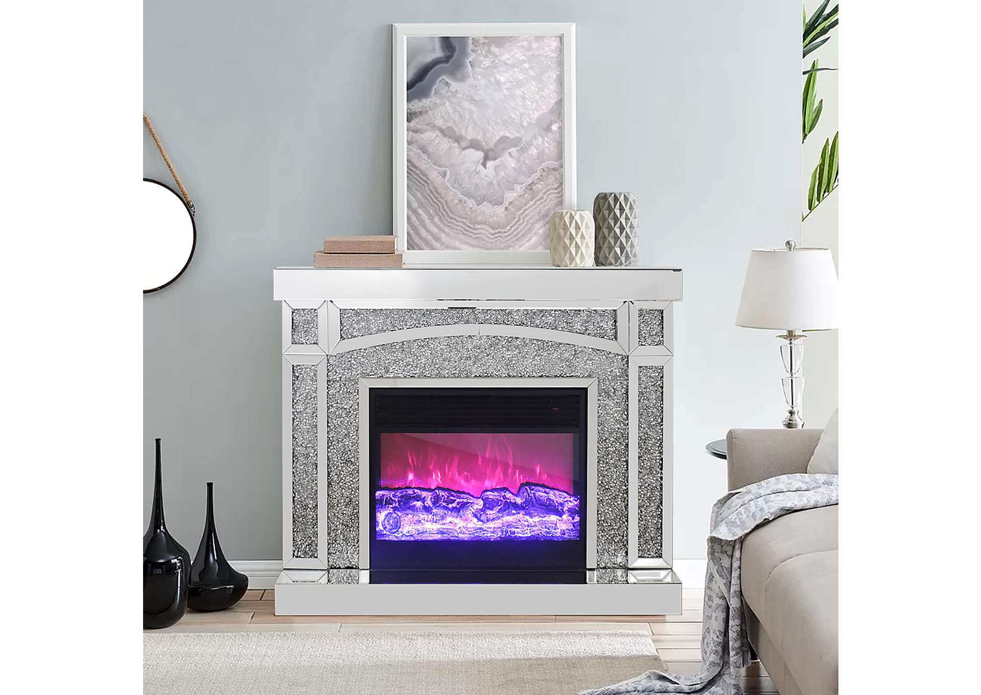 F0002 Fireplace With Heater image 1