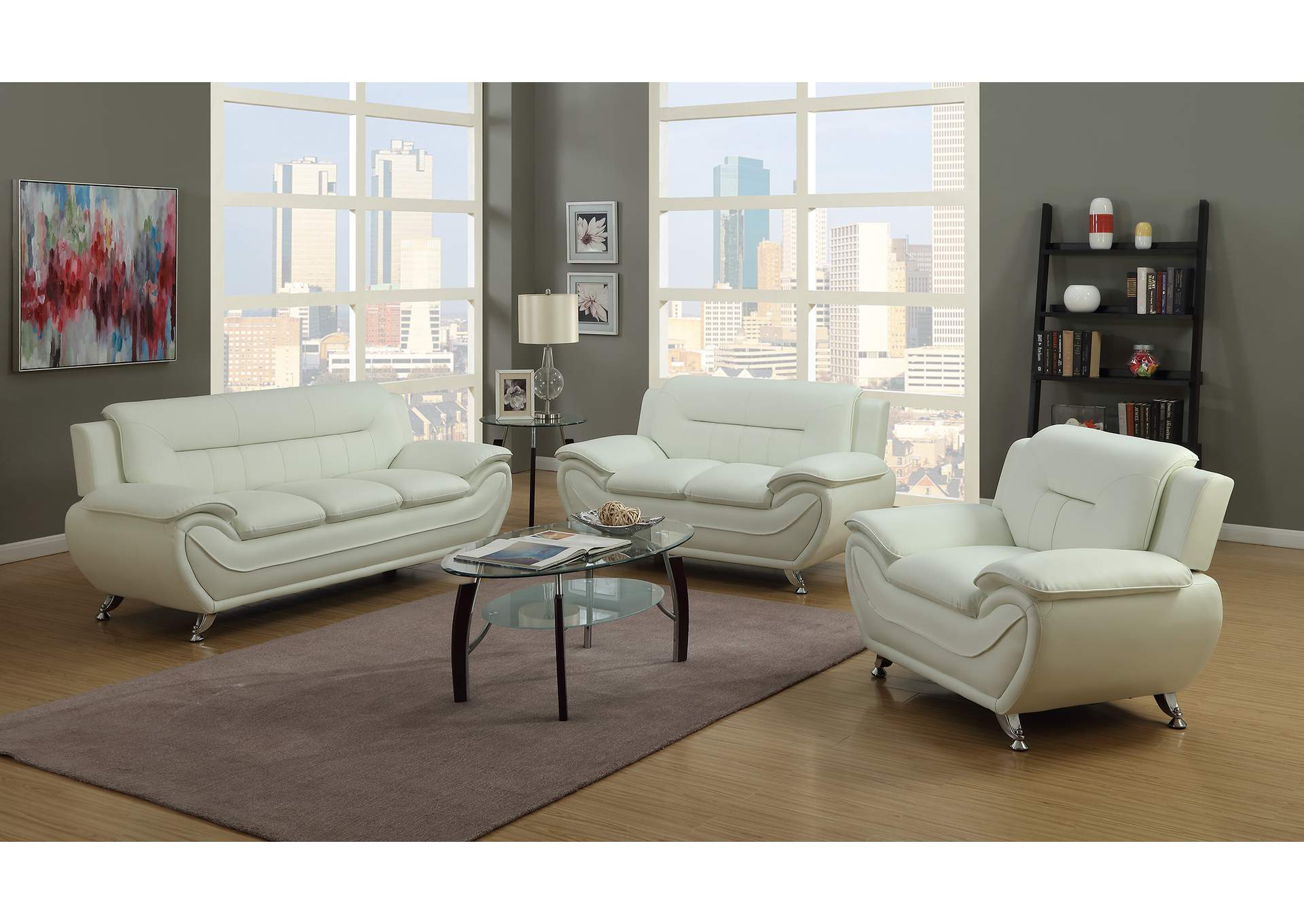 U2707 White Sofa