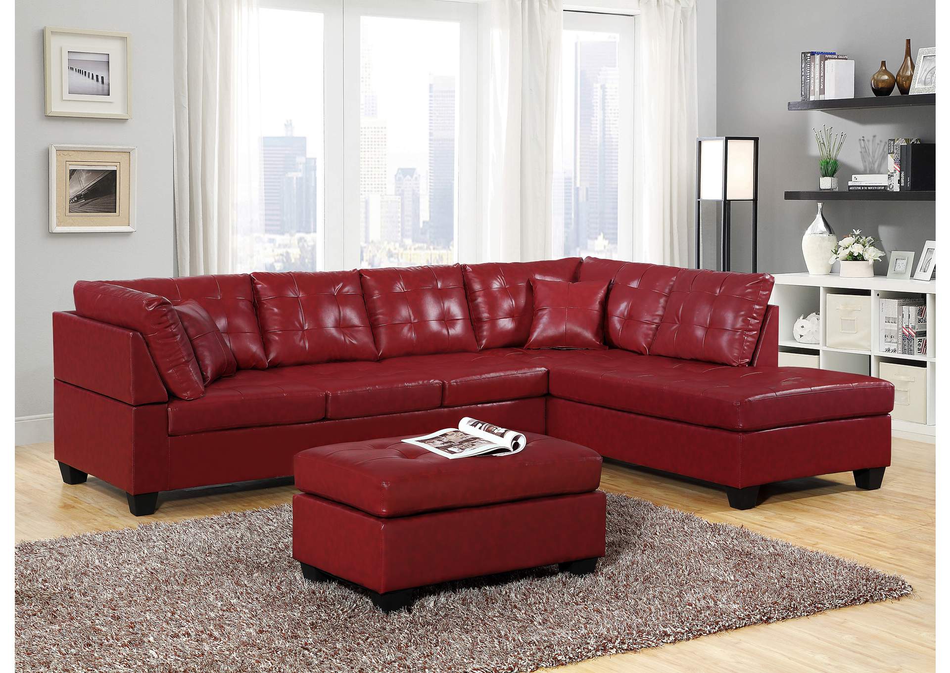 U5021 Red Sectional image 1