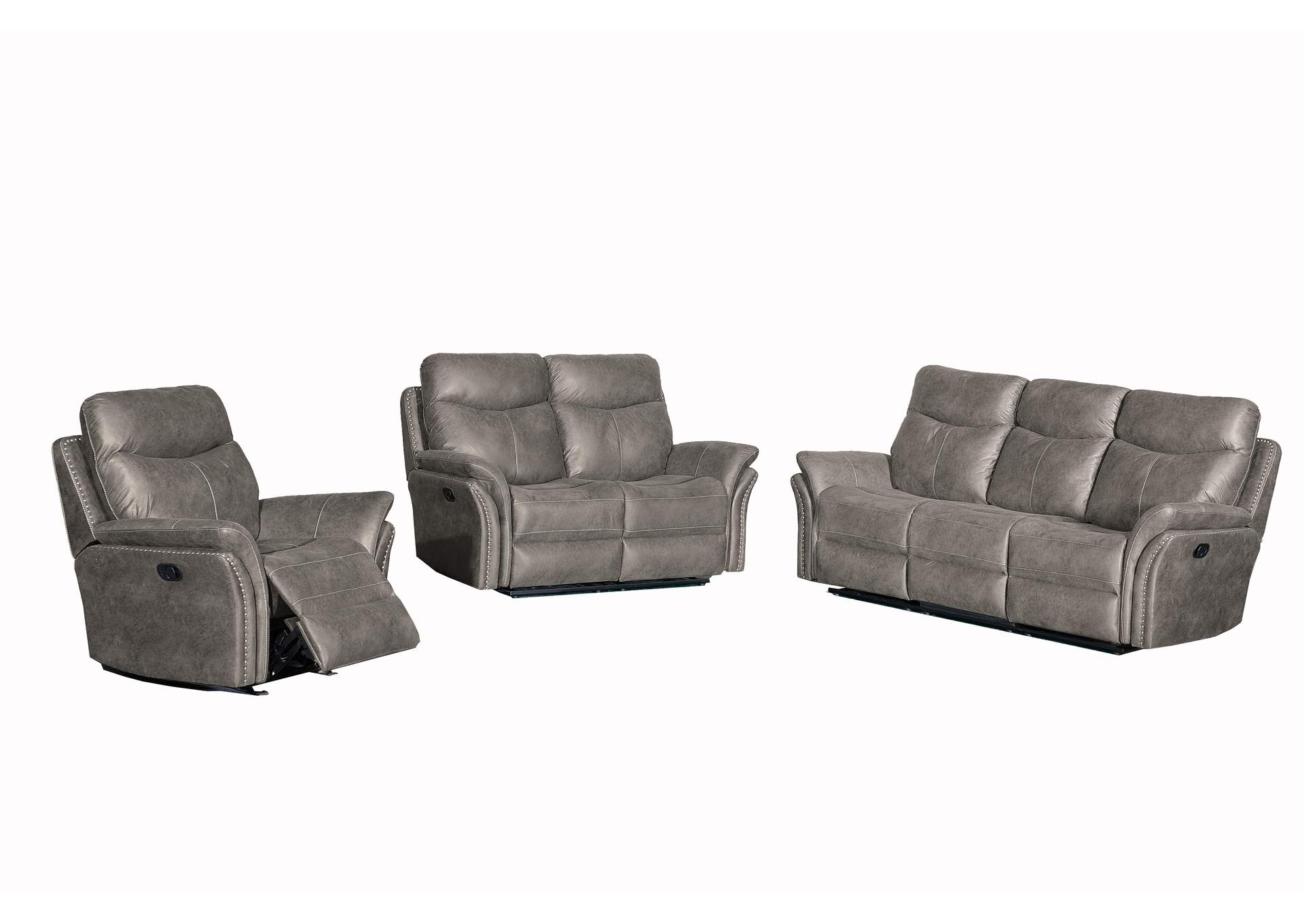 U9004 Grey Recliner