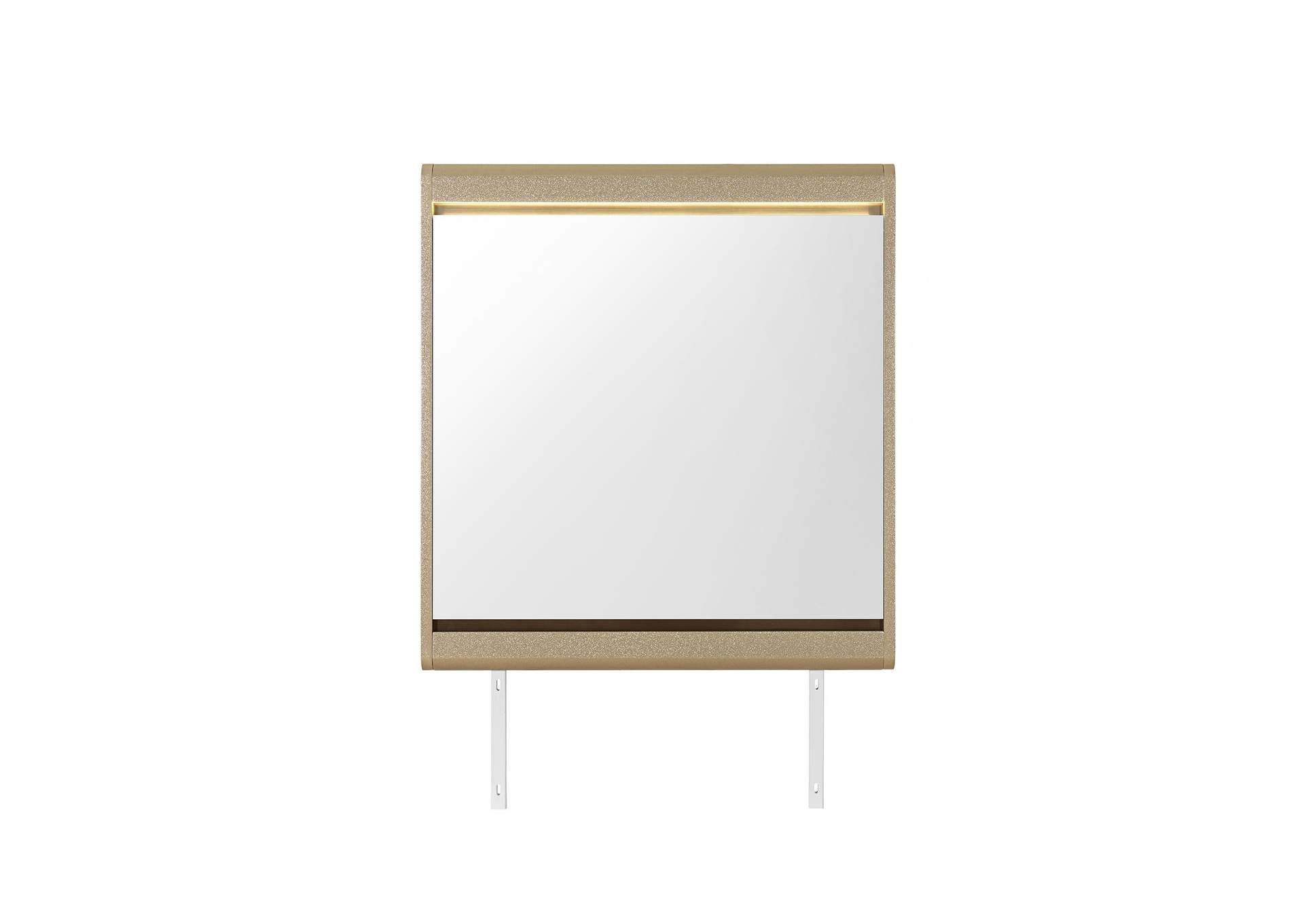 GENESIS GOLD MIRROR WITH LED image 1
