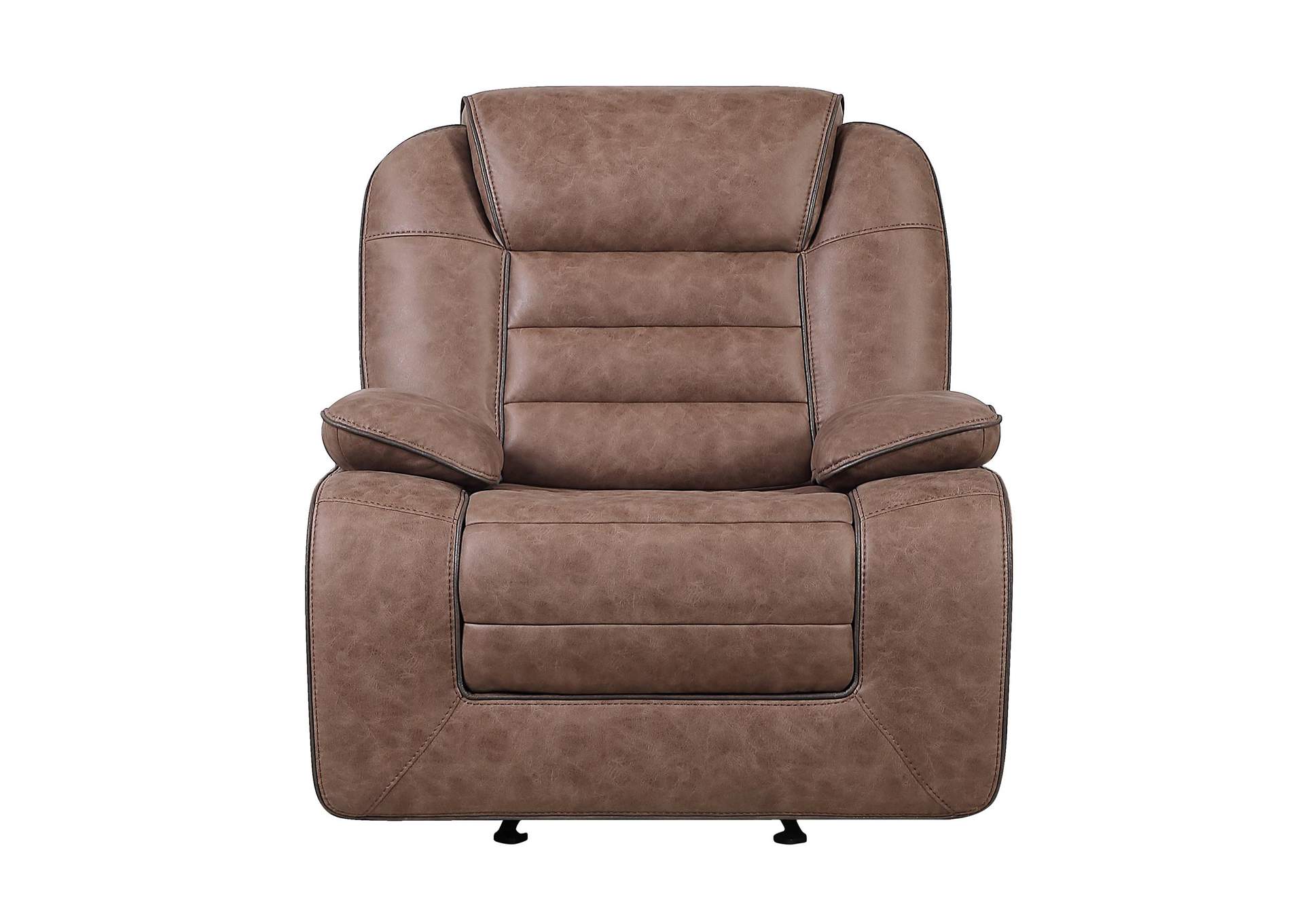 U2250 BROWN GLIDER RECLINER image 1