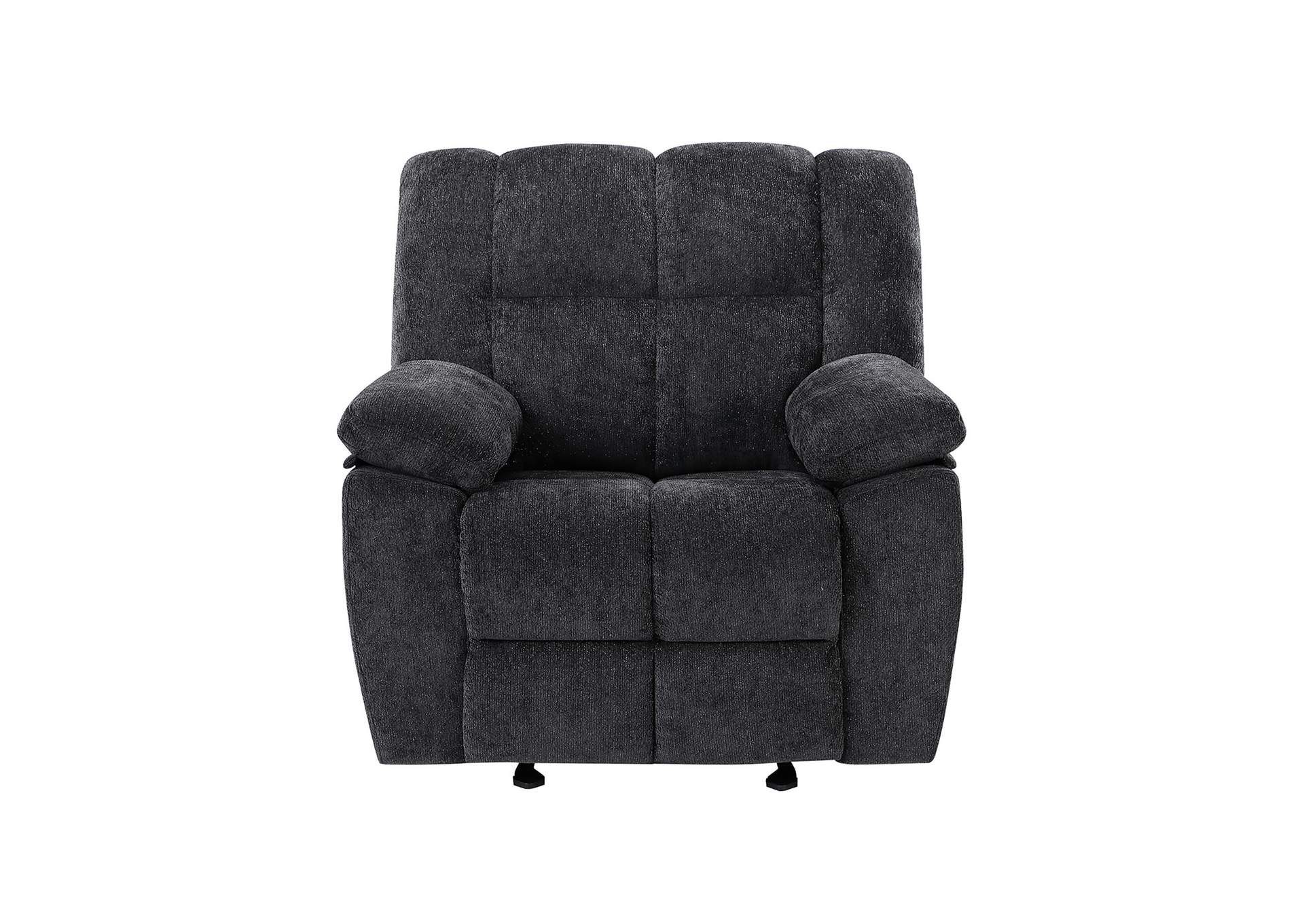 U6000 BLACK GLIDER RECLINER image 1