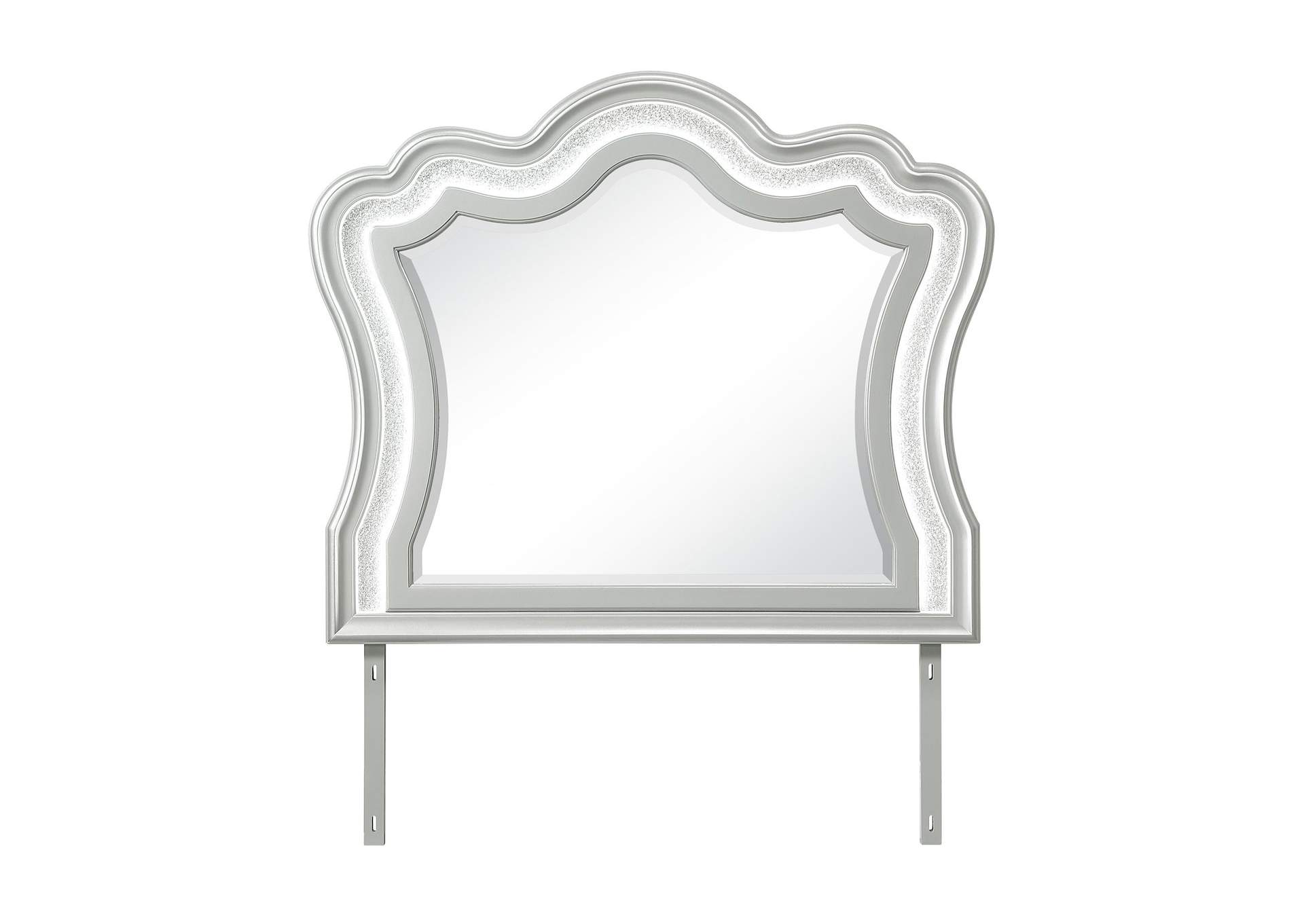ARIA SILVER MIRROR WITH LED image 1