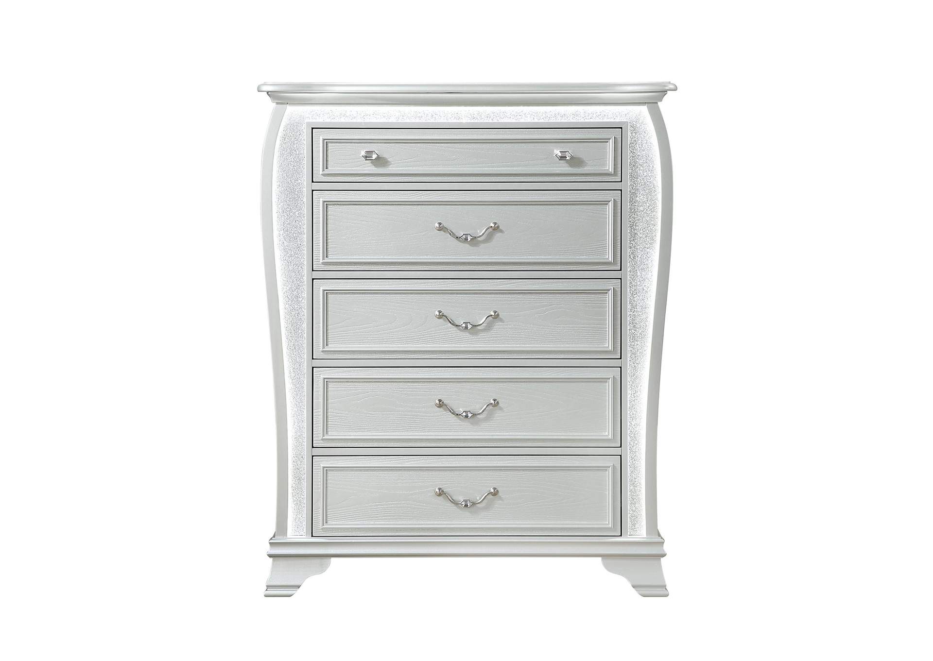 ARIA SILVER CHEST WITH LED image 1
