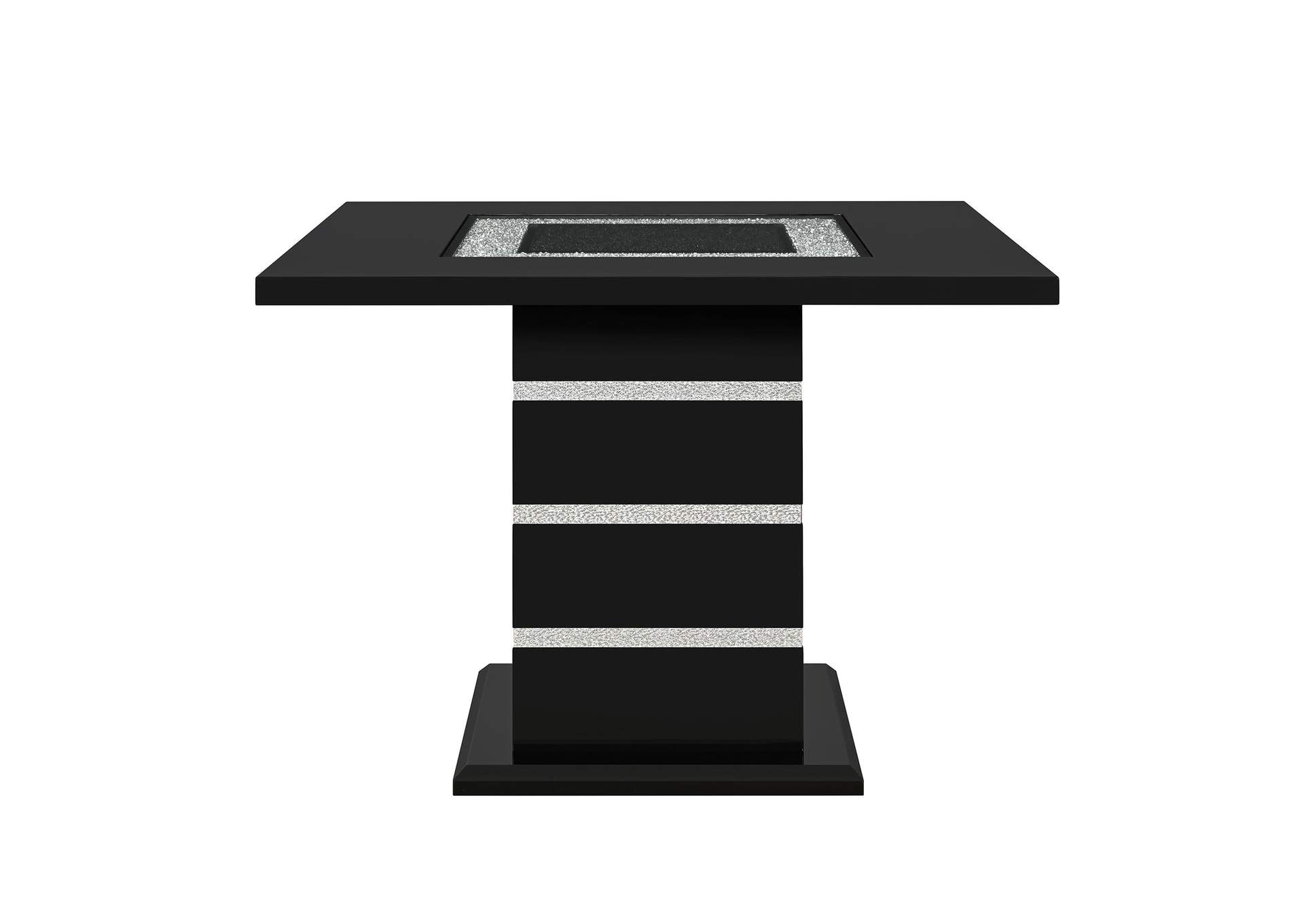MONACO BLACK BAR TABLE COLUMN image 1