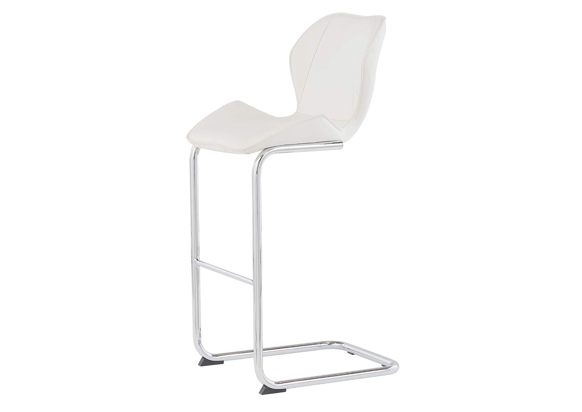D1446 WHITE BAR STOOL